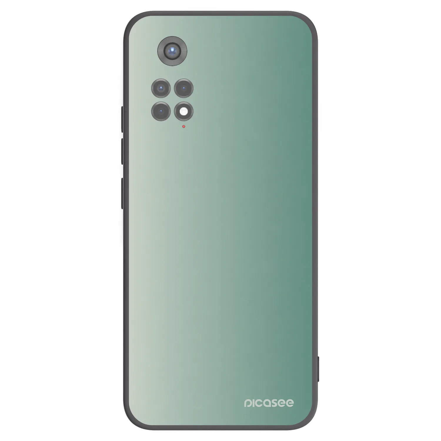 Picasee crna silikonska maskica za Xiaomi Redmi Note 11S 5G - Misty Sage