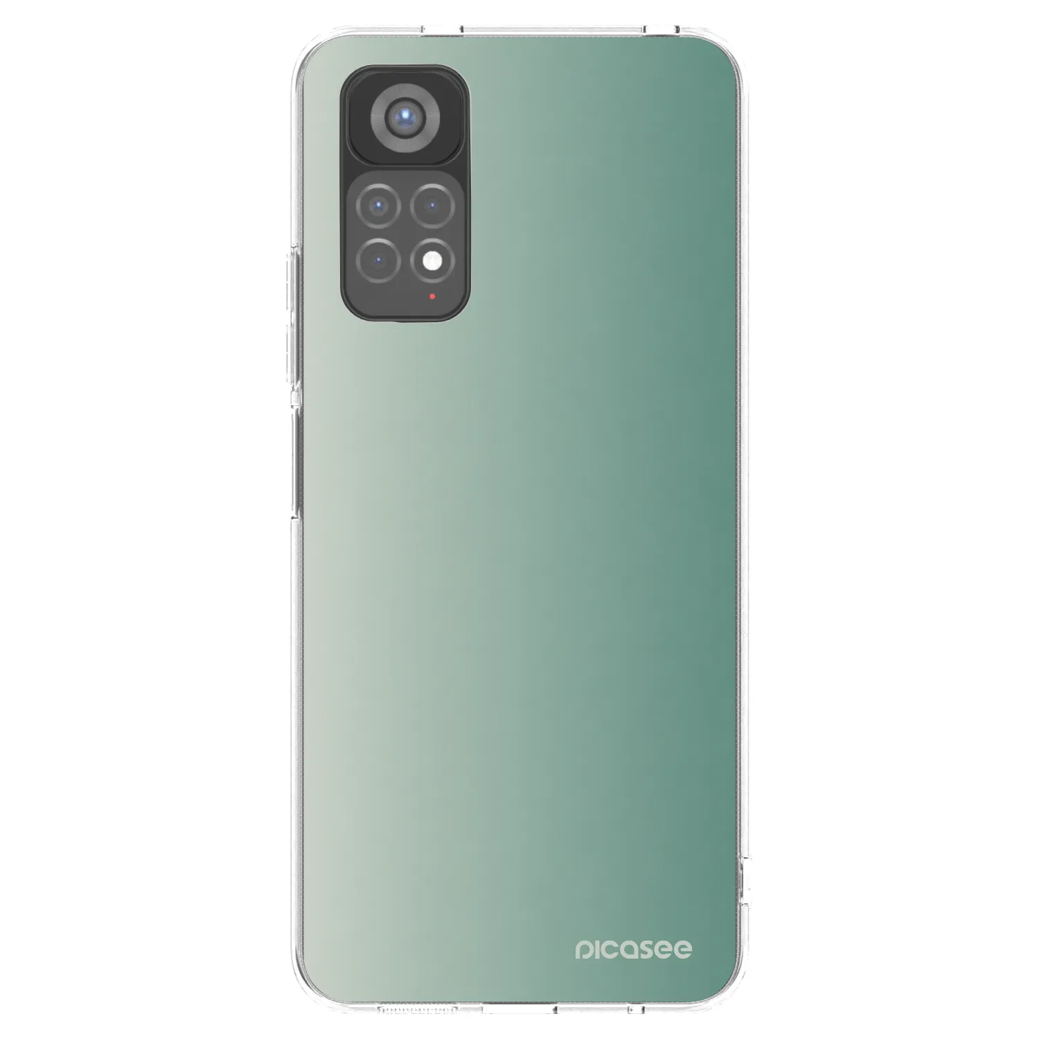Picasee silikonska prozirna maskica za Xiaomi Redmi Note 11S 5G - Misty Sage