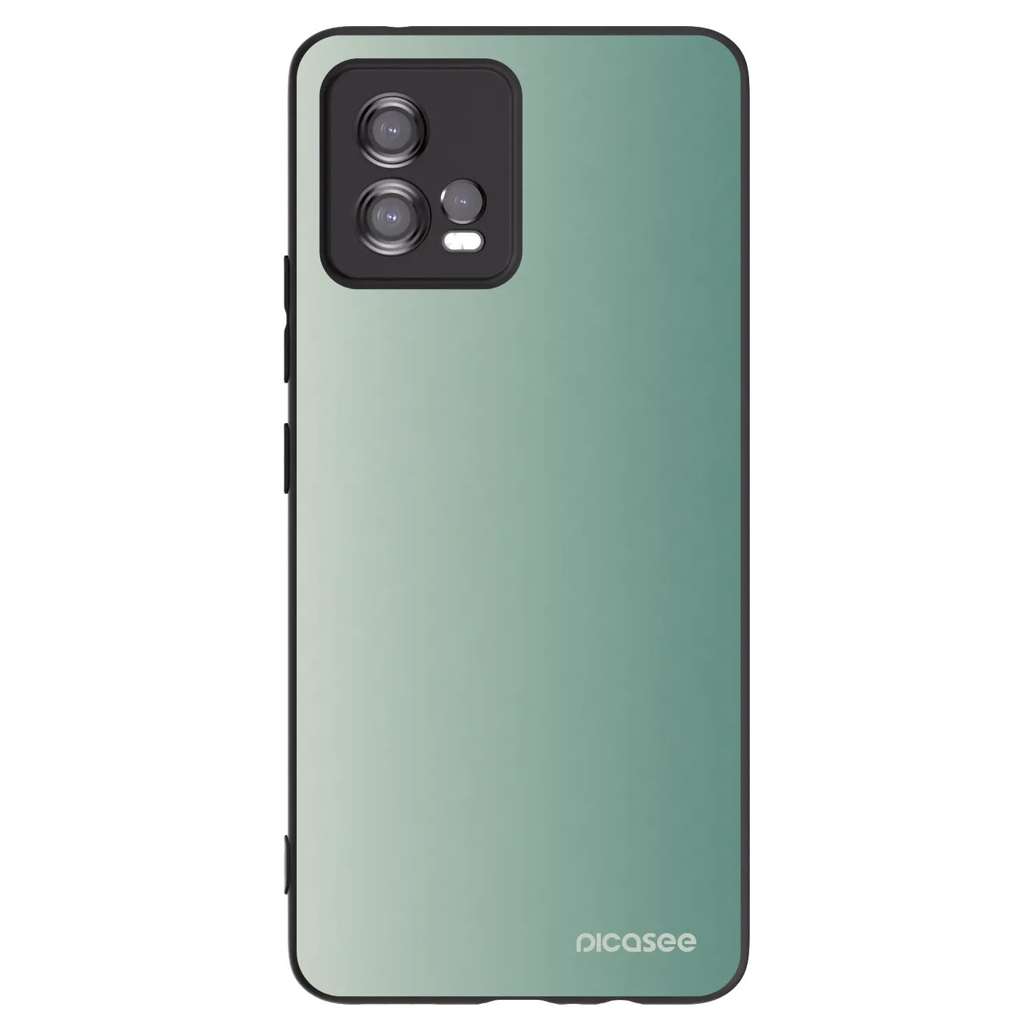 Picasee crna silikonska maskica za Motorola Moto G72 - Misty Sage