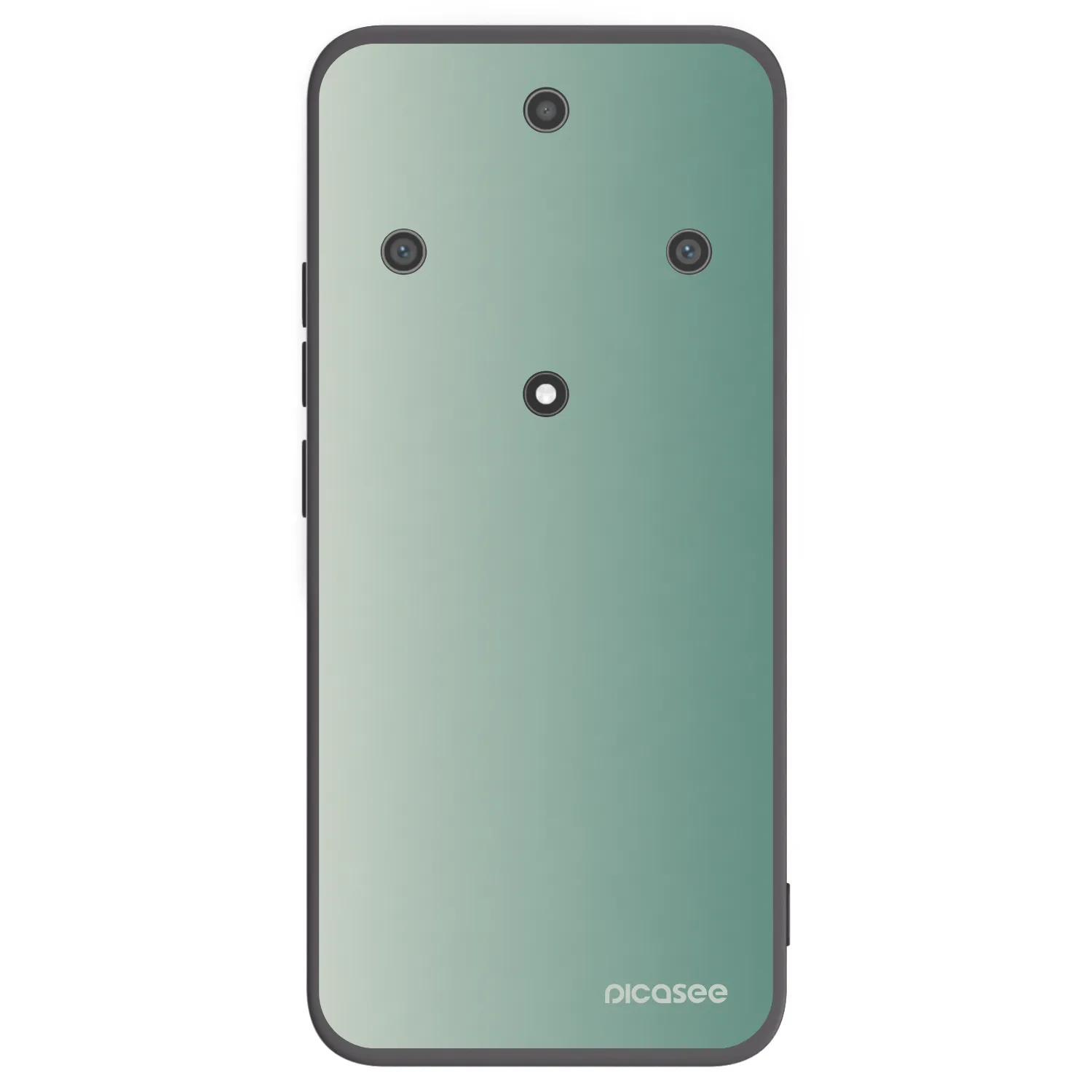 Picasee crna silikonska maskica za Honor Magic5 Lite 5G - Misty Sage