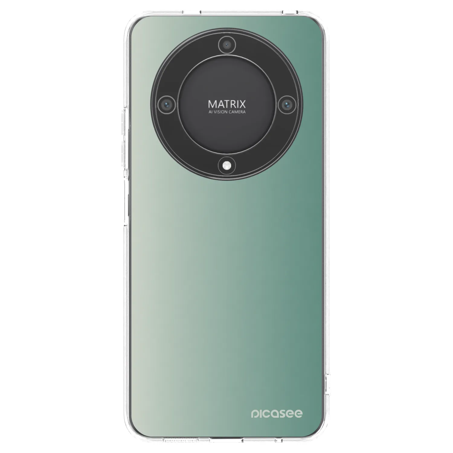 Picasee silikonska prozirna maskica za Honor Magic5 Lite 5G - Misty Sage
