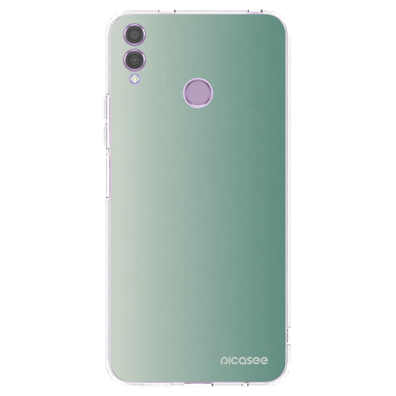 Picasee silikonska prozirna maskica za Honor 8X - Misty Sage