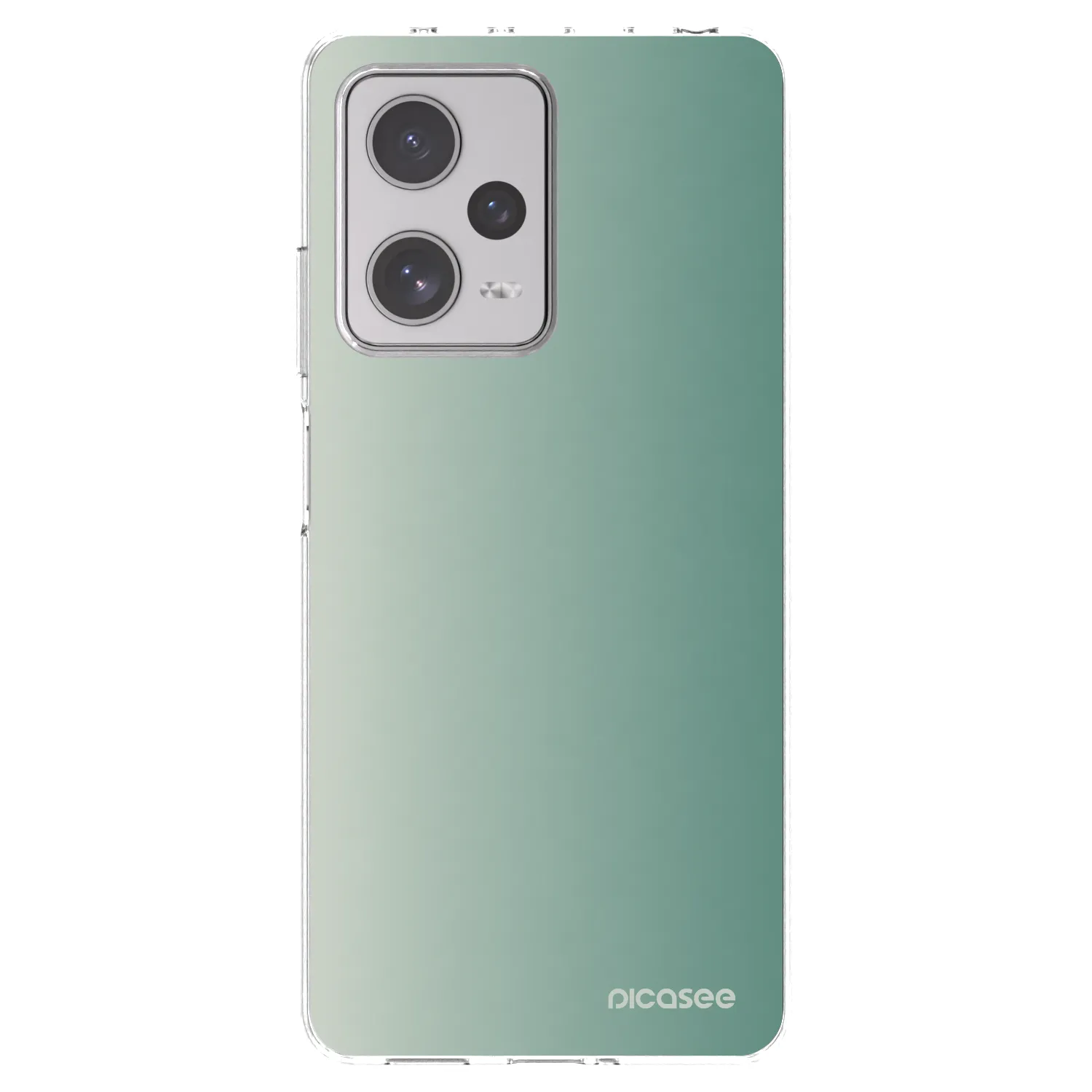 Picasee silikonska prozirna maskica za Xiaomi Redmi Note 12 Pro+ 5G - Misty Sage