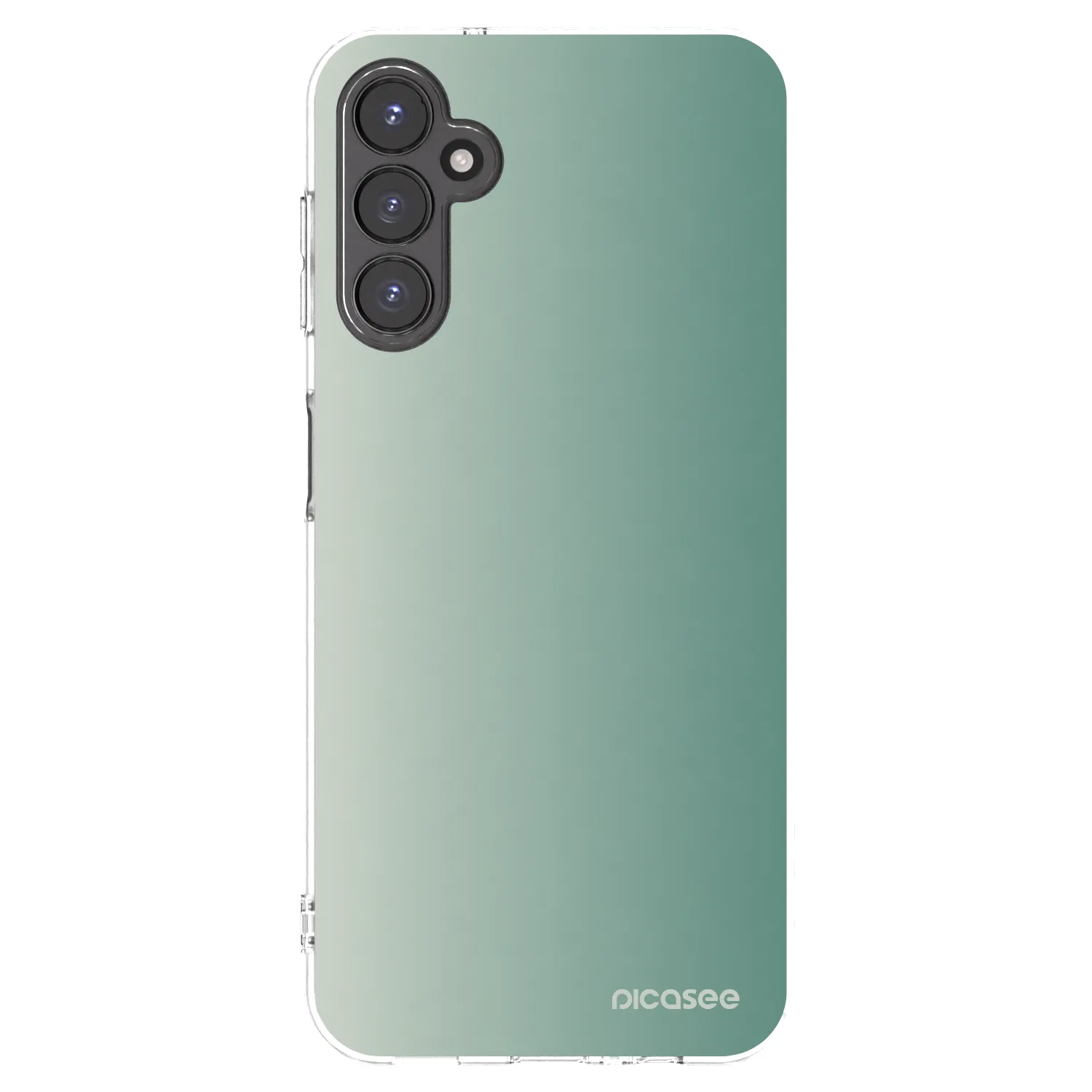 Picasee silikonska prozirna maskica za Samsung Galaxy A14 4G A145R - Misty Sage