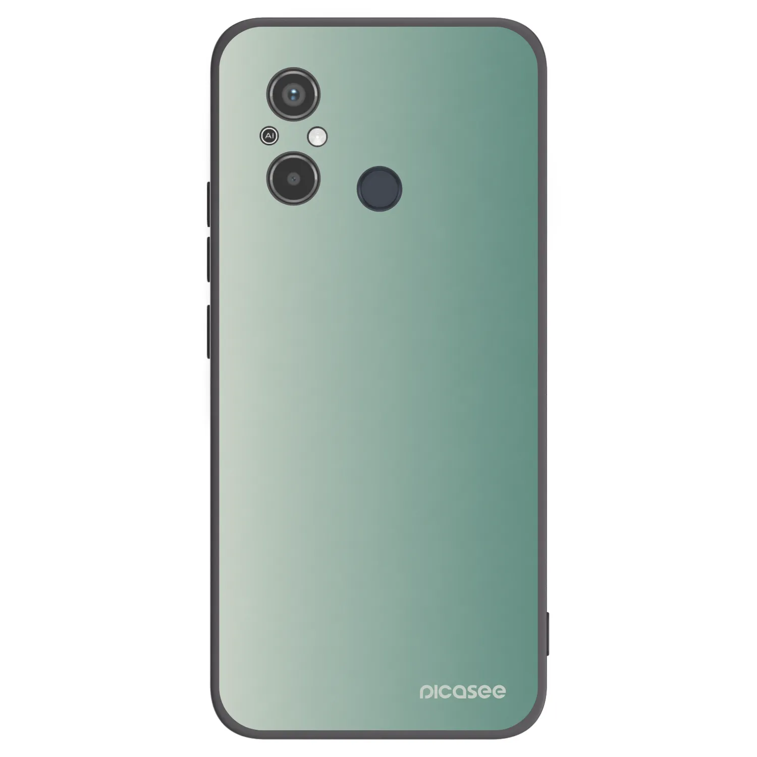 Picasee crna silikonska maskica za Xiaomi Redmi 12C - Misty Sage