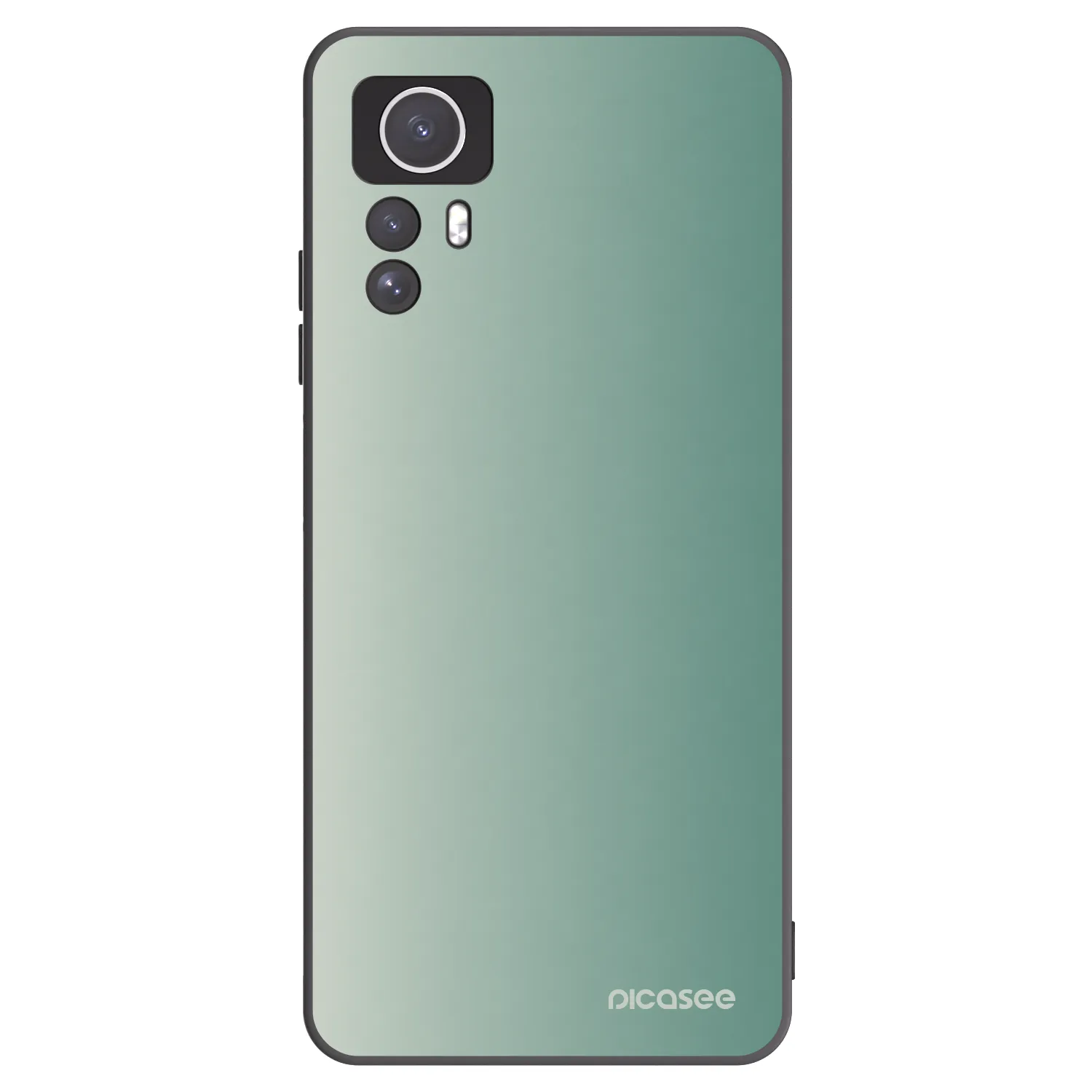 Picasee crna silikonska maskica za Xiaomi Redmi Note 12S - Misty Sage