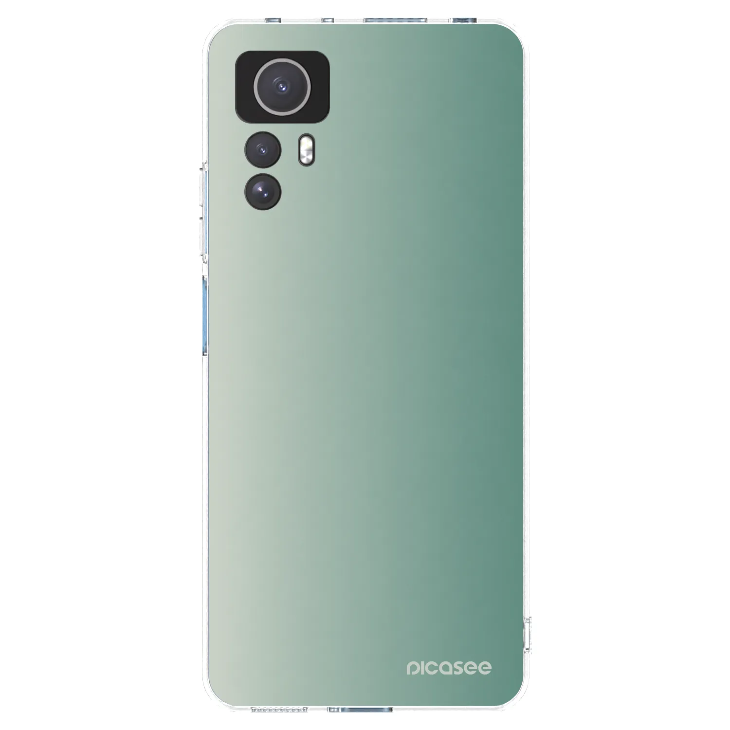 Picasee silikonska prozirna maskica za Xiaomi Redmi Note 12S - Misty Sage