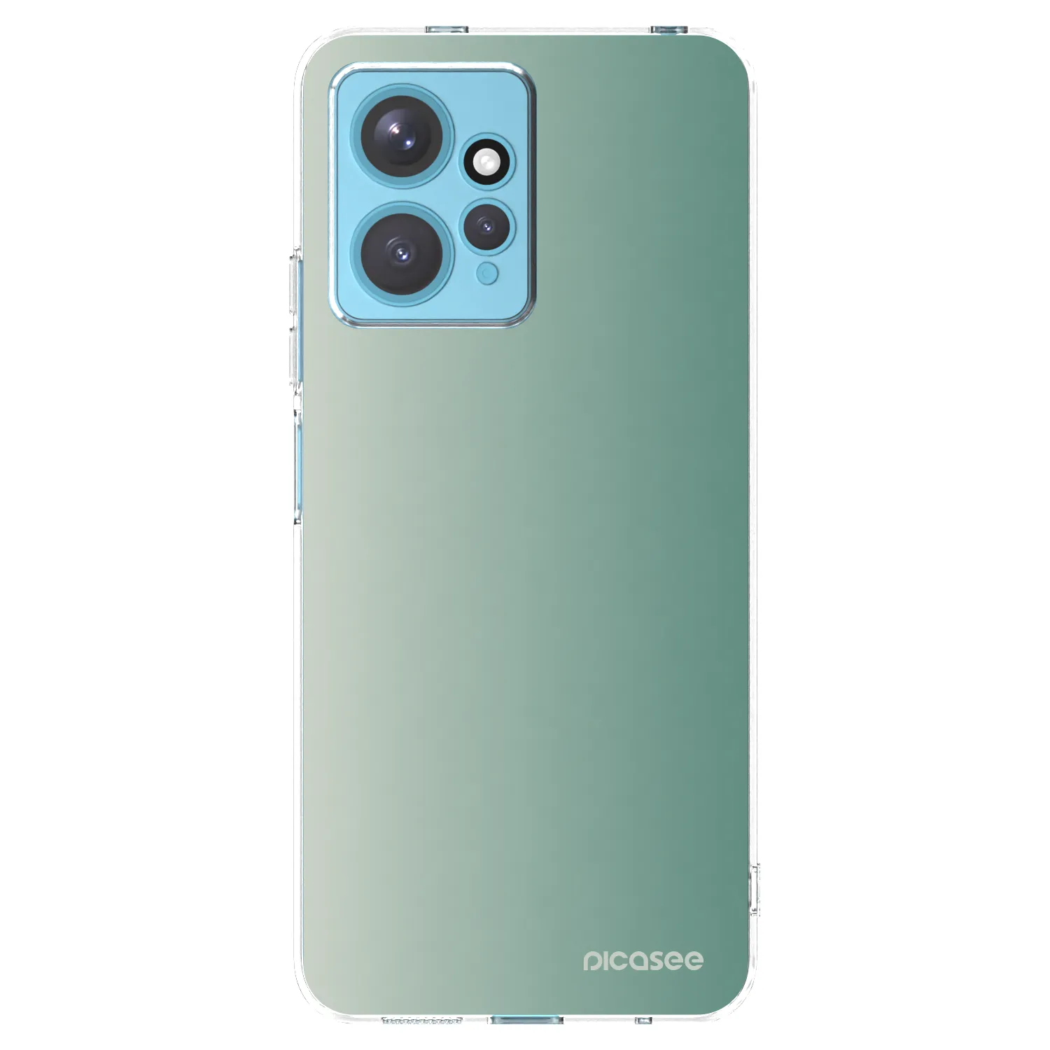 Picasee silikonska prozirna maskica za Xiaomi Redmi Note 12 4G - Misty Sage