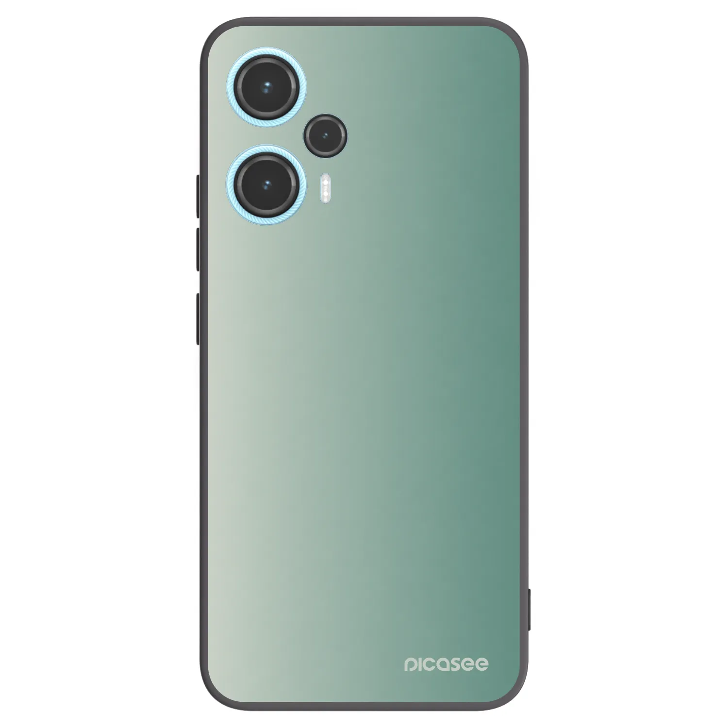 Picasee crna silikonska maskica za Xiaomi Poco F5 - Misty Sage