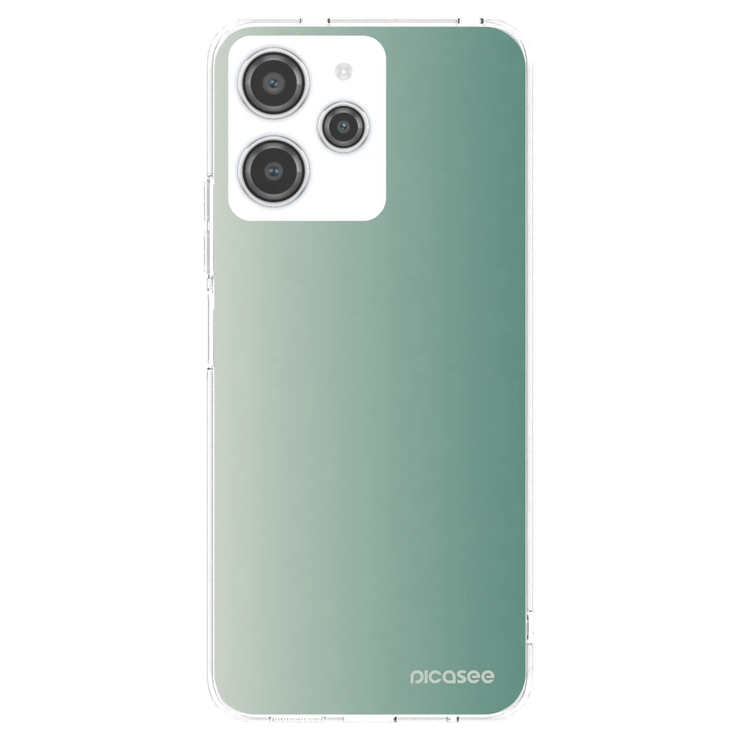 Picasee silikonska prozirna maskica za Xiaomi Redmi 12 4G - Misty Sage