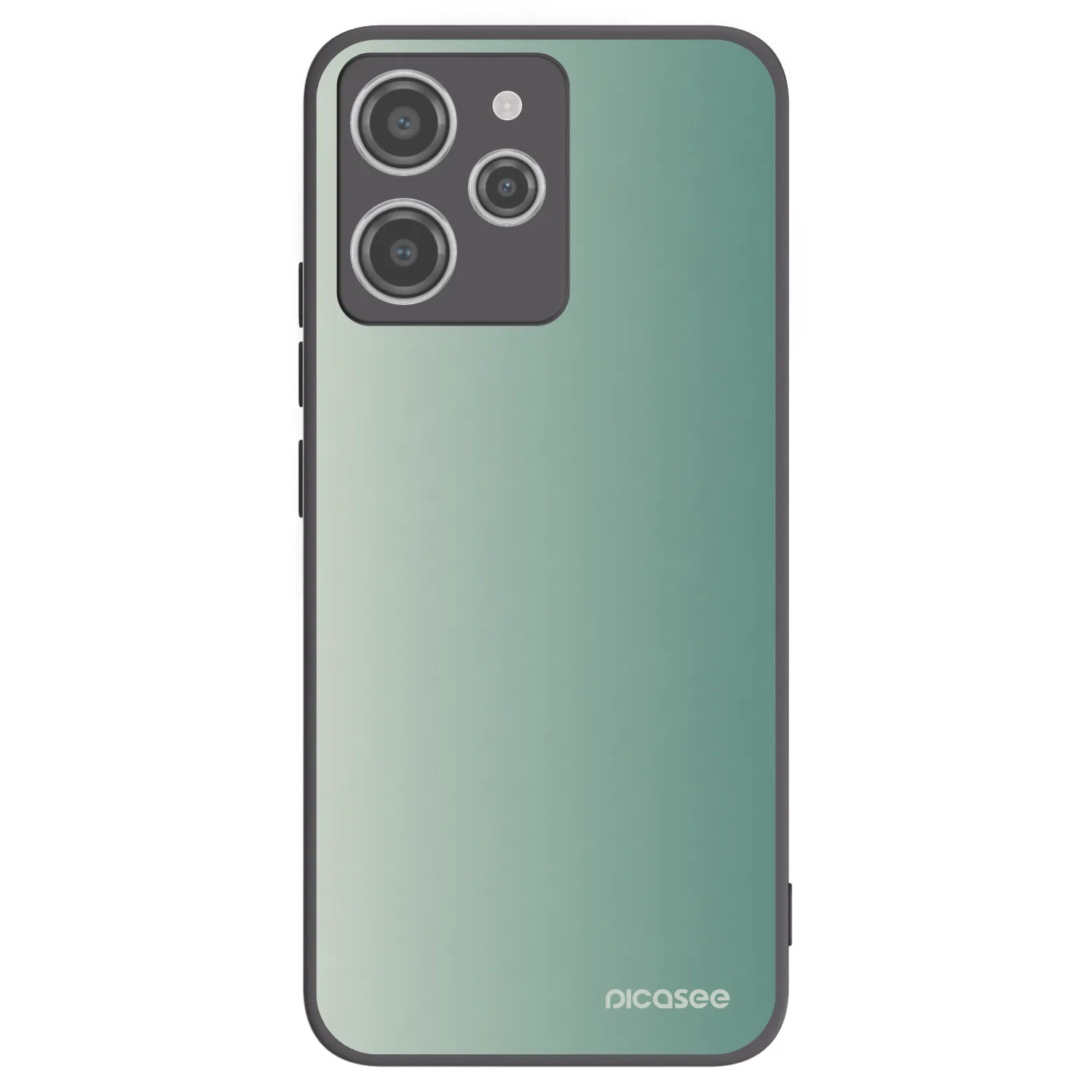 Picasee crna silikonska maskica za Xiaomi Redmi 12 4G - Misty Sage