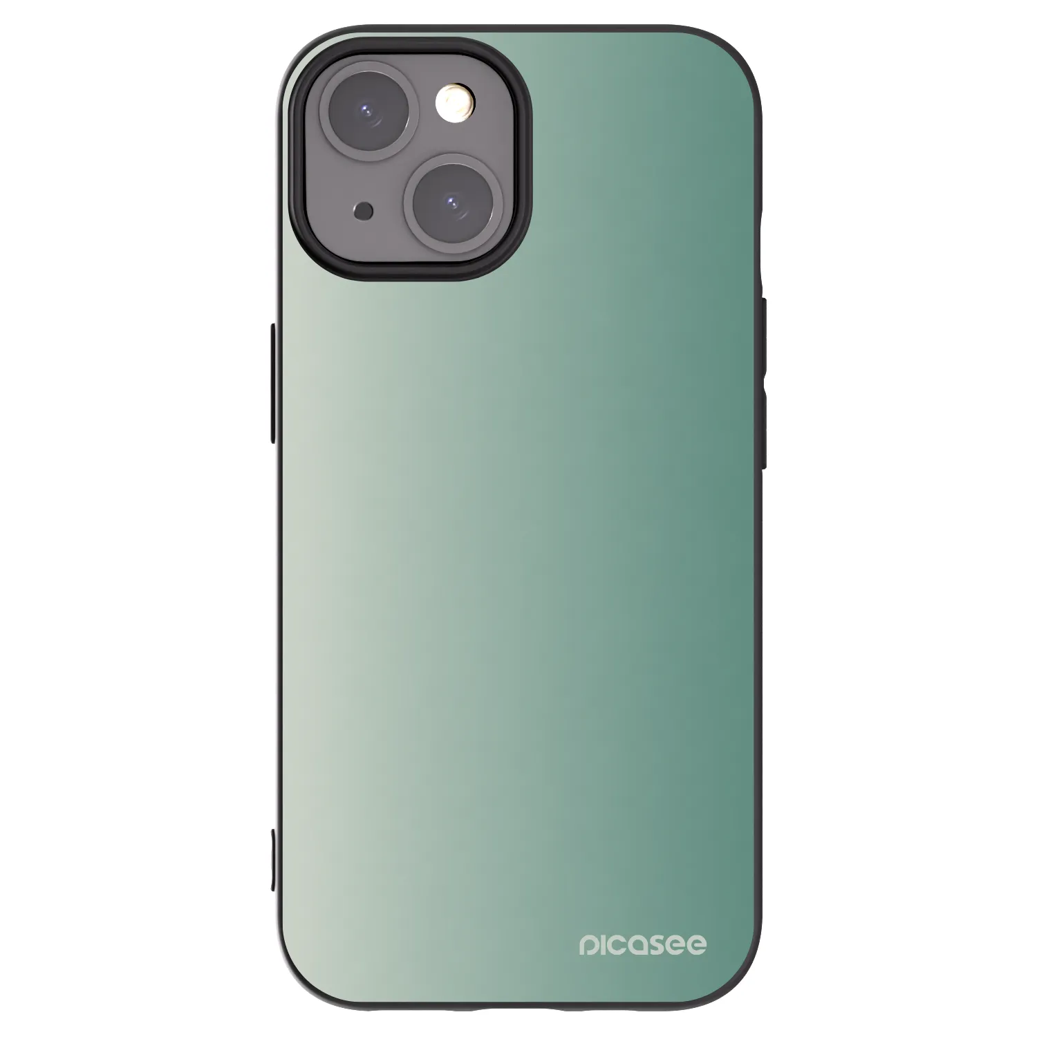 Picasee crna silikonska maskica za Apple iPhone 15 - Misty Sage