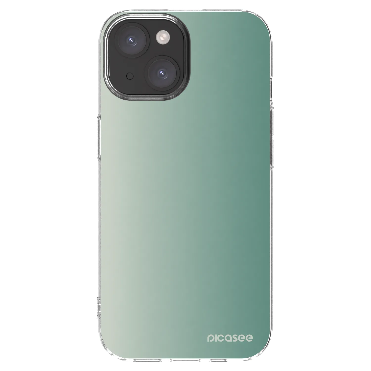 Picasee silikonska prozirna maskica za Apple iPhone 15 - Misty Sage