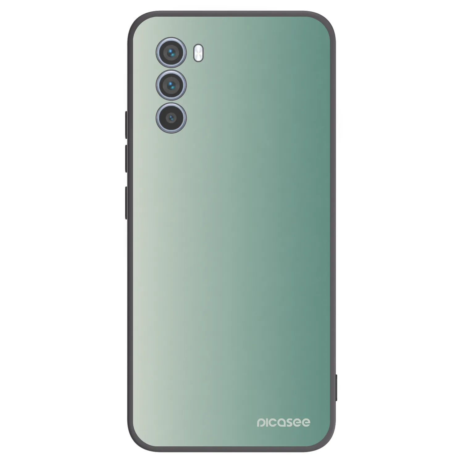 Picasee crna silikonska maskica za Motorola Moto G62 - Misty Sage