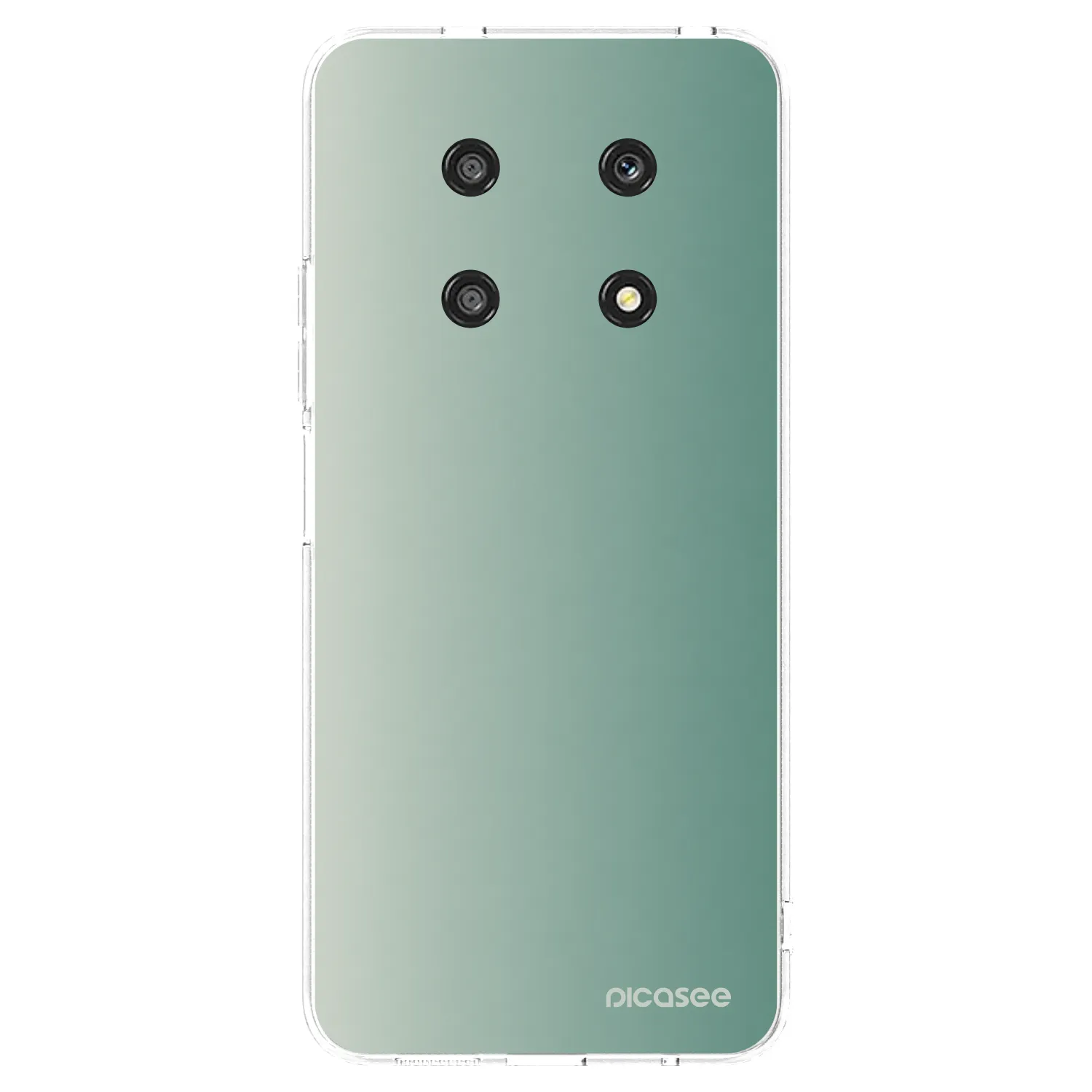 Picasee silikonska prozirna maskica za Honor Magic4 Lite 5G - Misty Sage
