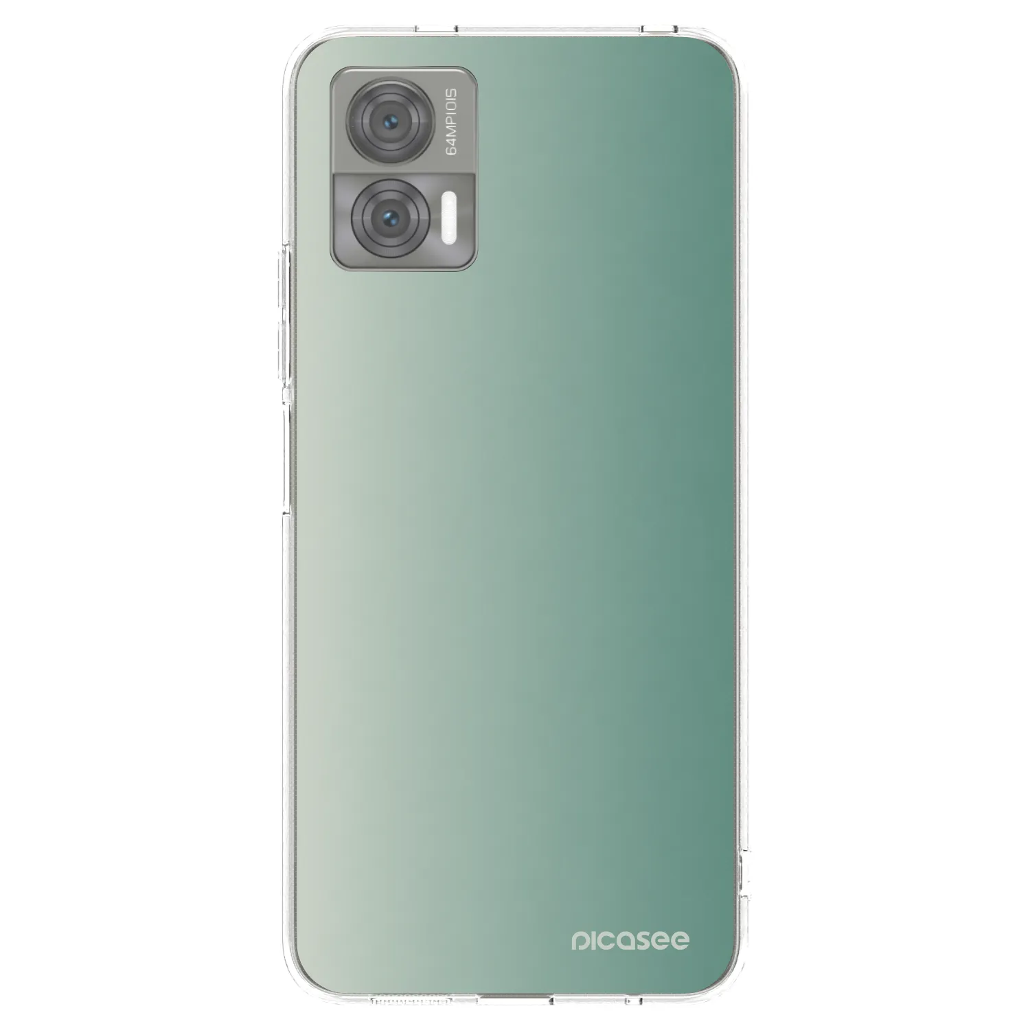 Picasee silikonska prozirna maskica za Motorola Edge 30 Neo - Misty Sage