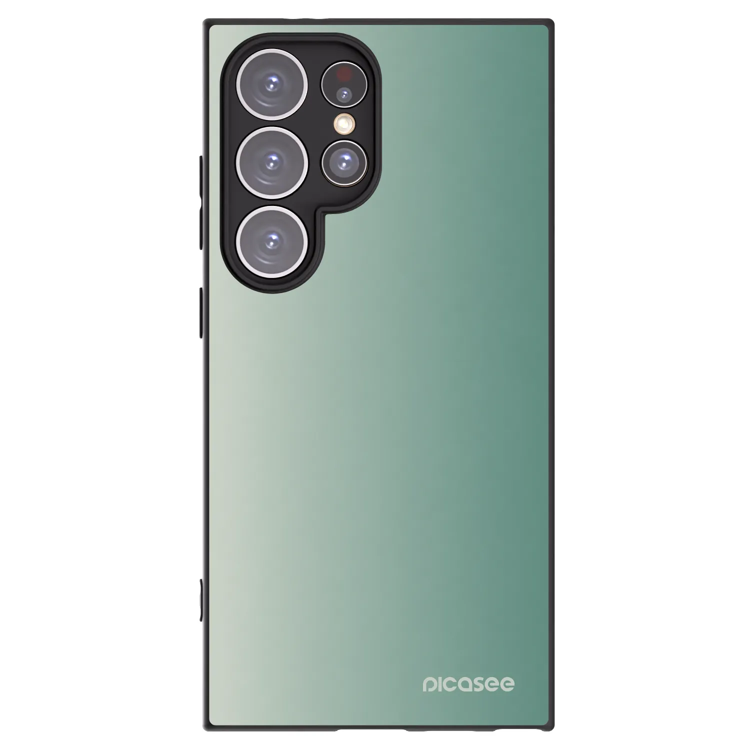 Picasee crna silikonska maskica za Samsung Galaxy S24 Ultra S928B 5G - Misty Sage