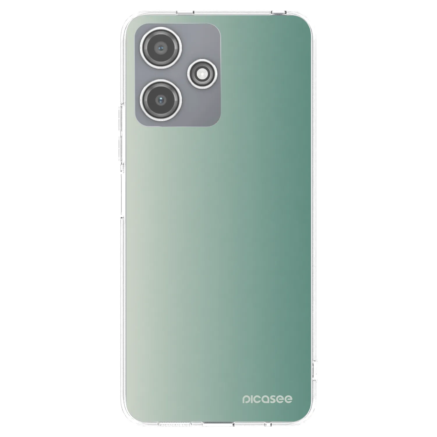 Picasee silikonska prozirna maskica za Xiaomi Redmi 12 5G - Misty Sage