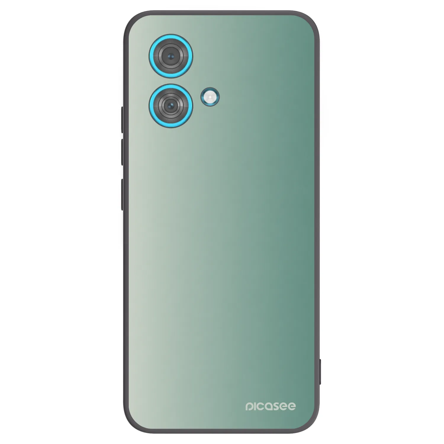 Picasee crna silikonska maskica za Motorola Edge 40 Neo - Misty Sage