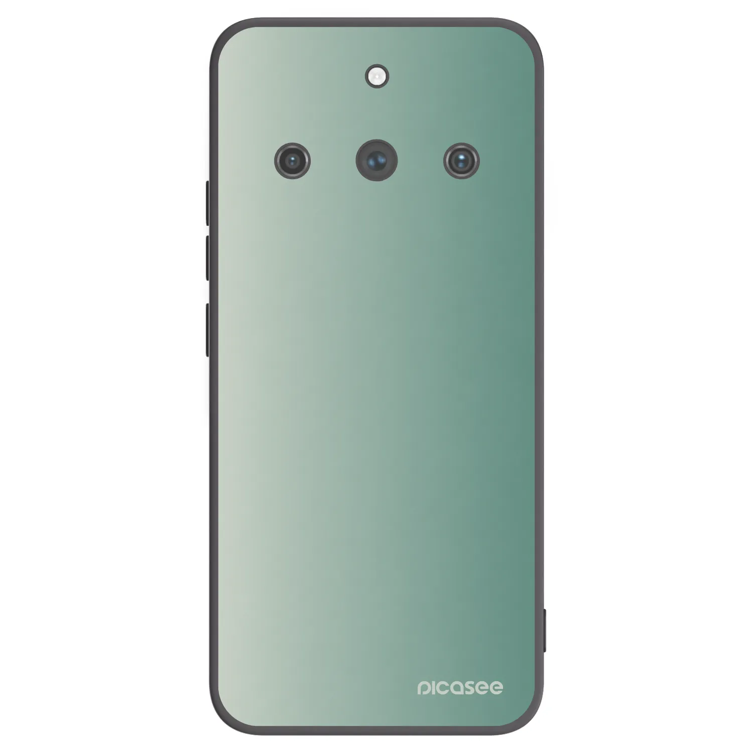 Picasee crna silikonska maskica za Realme 11 Pro+ - Misty Sage