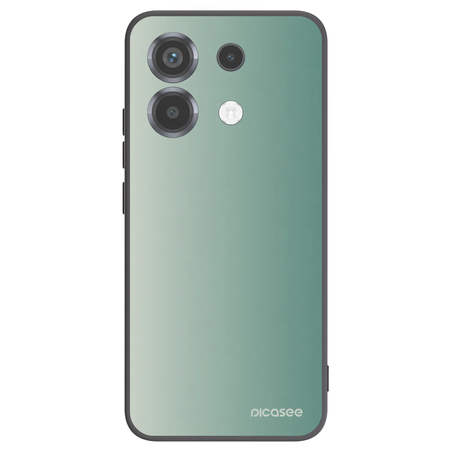 Picasee crna silikonska maskica za Xiaomi Poco X6 - Misty Sage