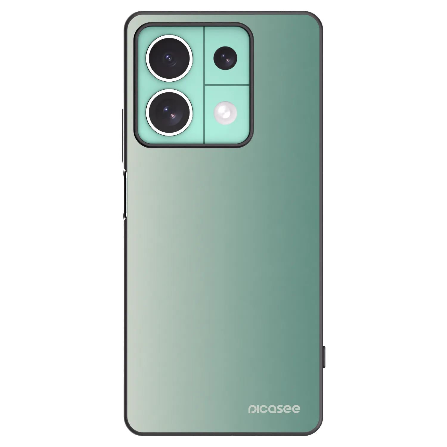 Picasee crna silikonska maskica za Xiaomi Redmi Note 13 5G - Misty Sage