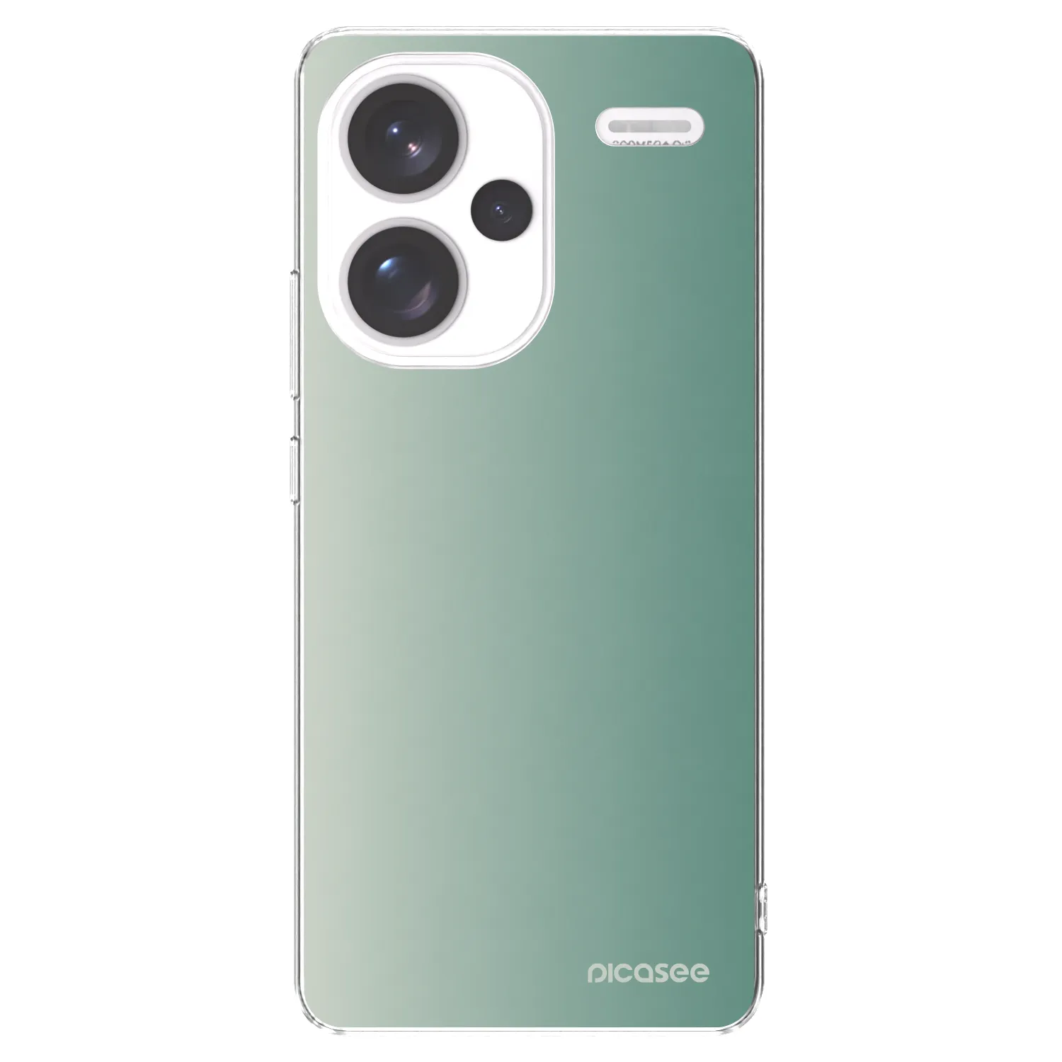 Picasee silikonska prozirna maskica za Xiaomi Redmi Note 13 Pro+ 5G - Misty Sage