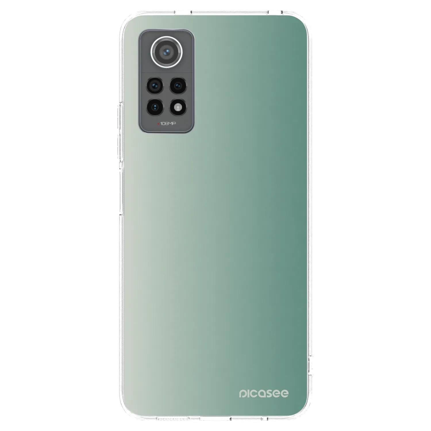 Picasee silikonska prozirna maskica za Xiaomi Redmi Note 12 Pro 4G - Misty Sage