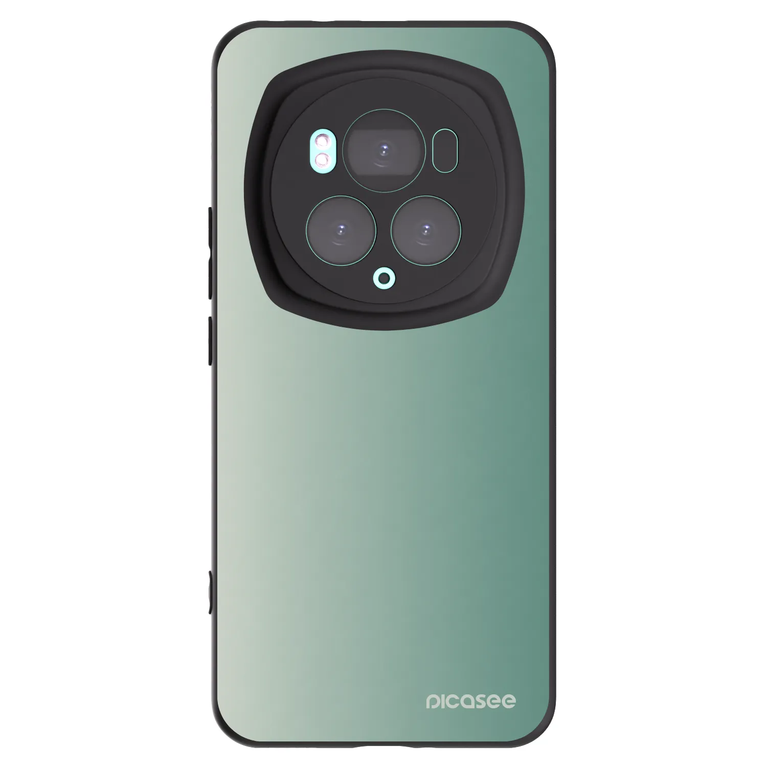 Picasee crna silikonska maskica za Honor Magic6 Pro - Misty Sage