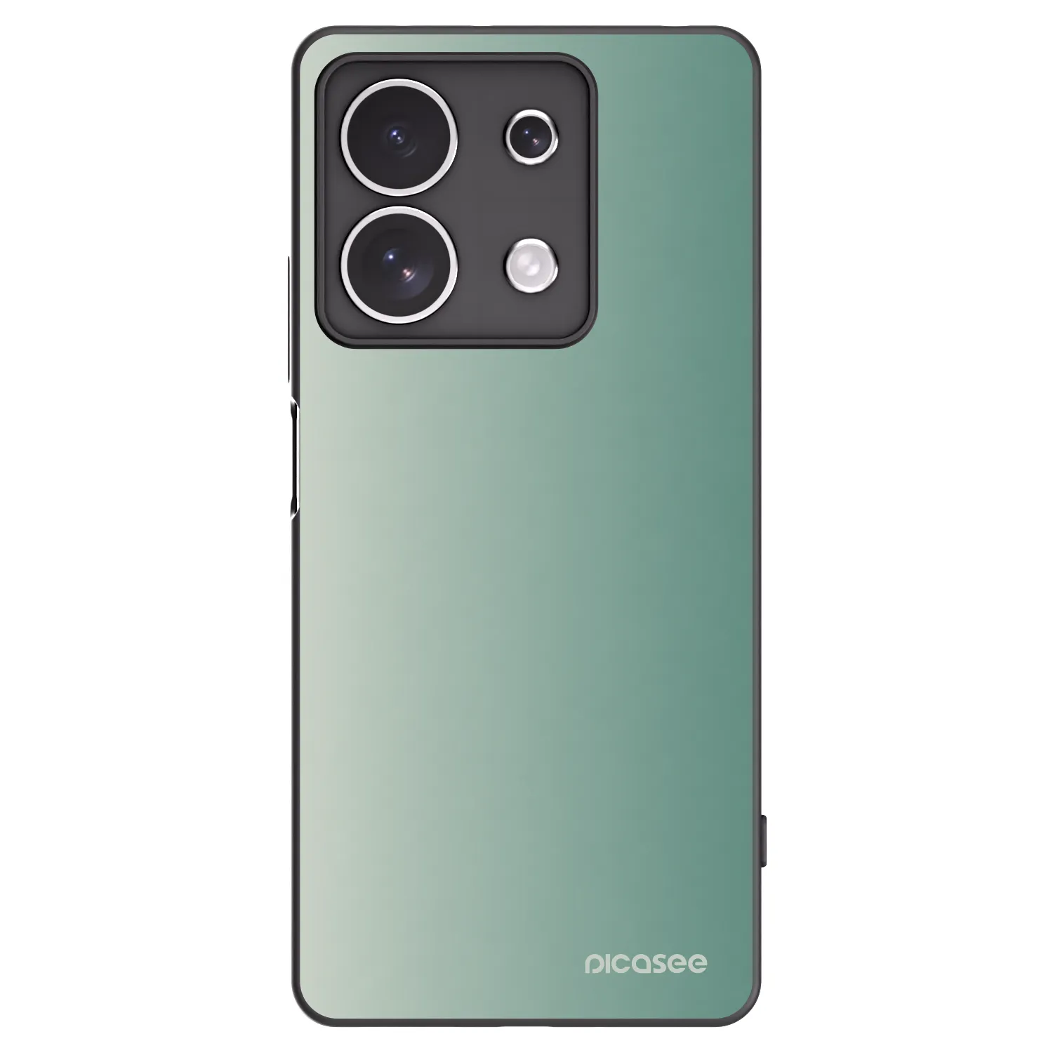 Picasee crna silikonska maskica za Xiaomi Redmi Note 13 4G - Misty Sage