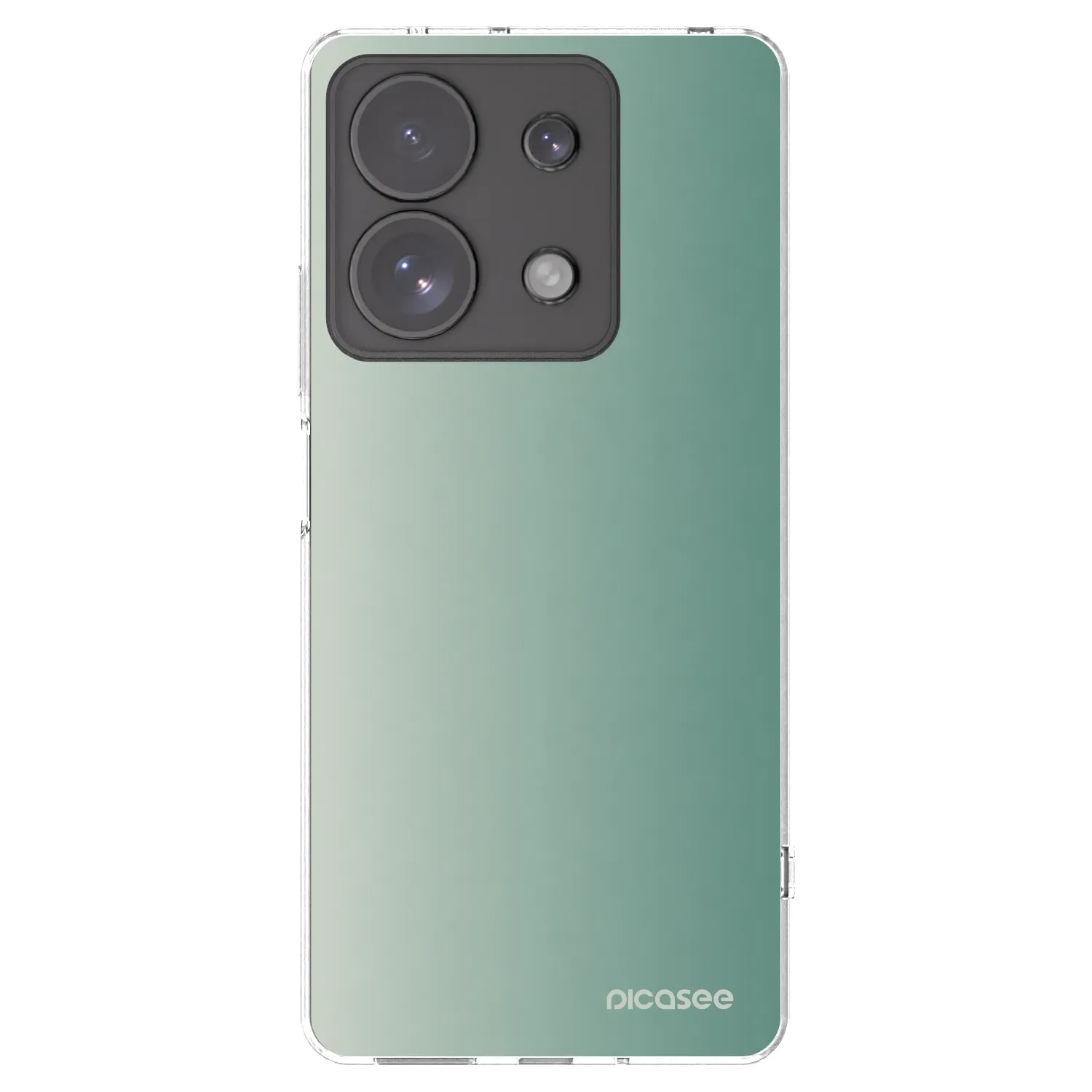 Picasee silikonska prozirna maskica za Xiaomi Redmi Note 13 Pro 4G - Misty Sage