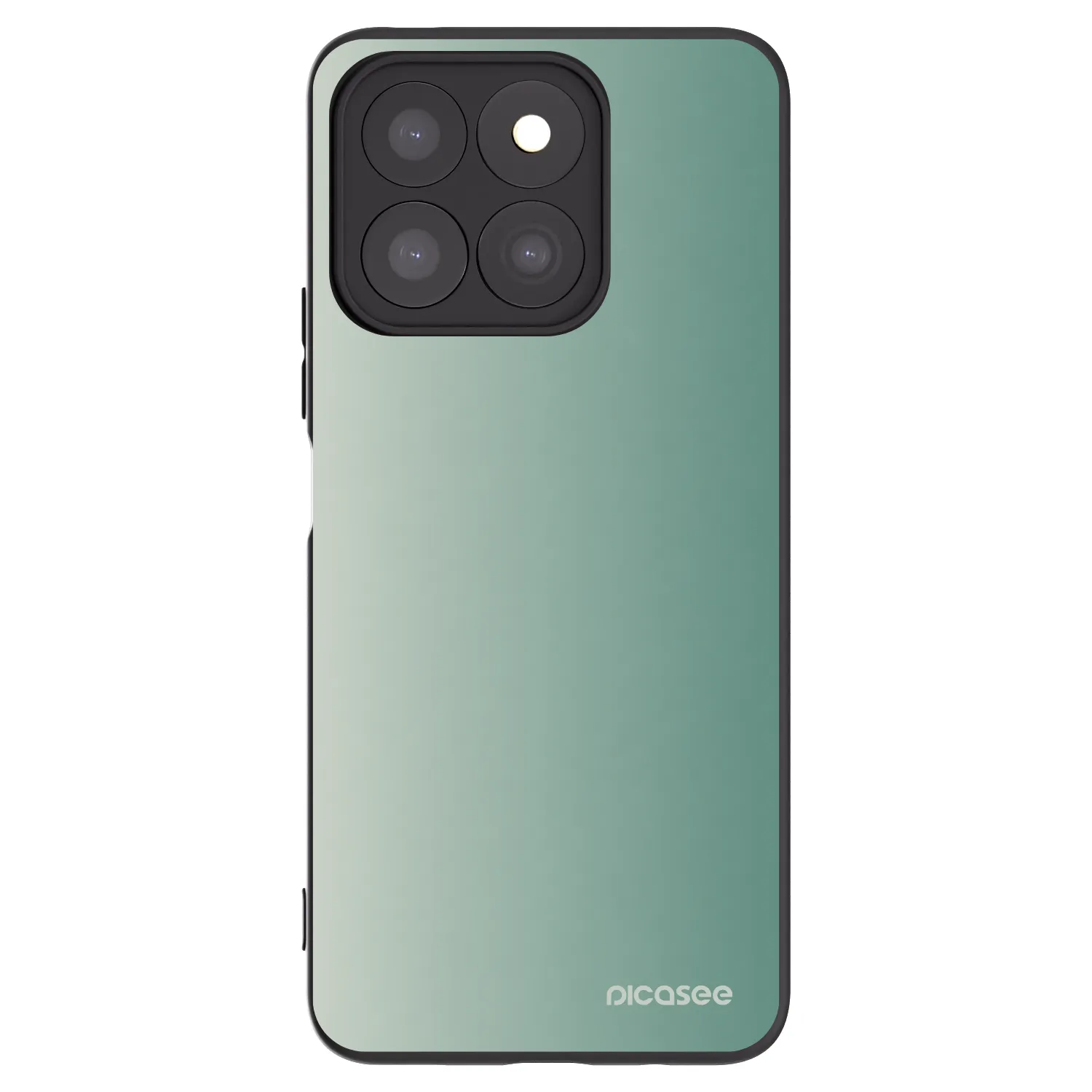 Picasee crna silikonska maskica za Honor X8b - Misty Sage