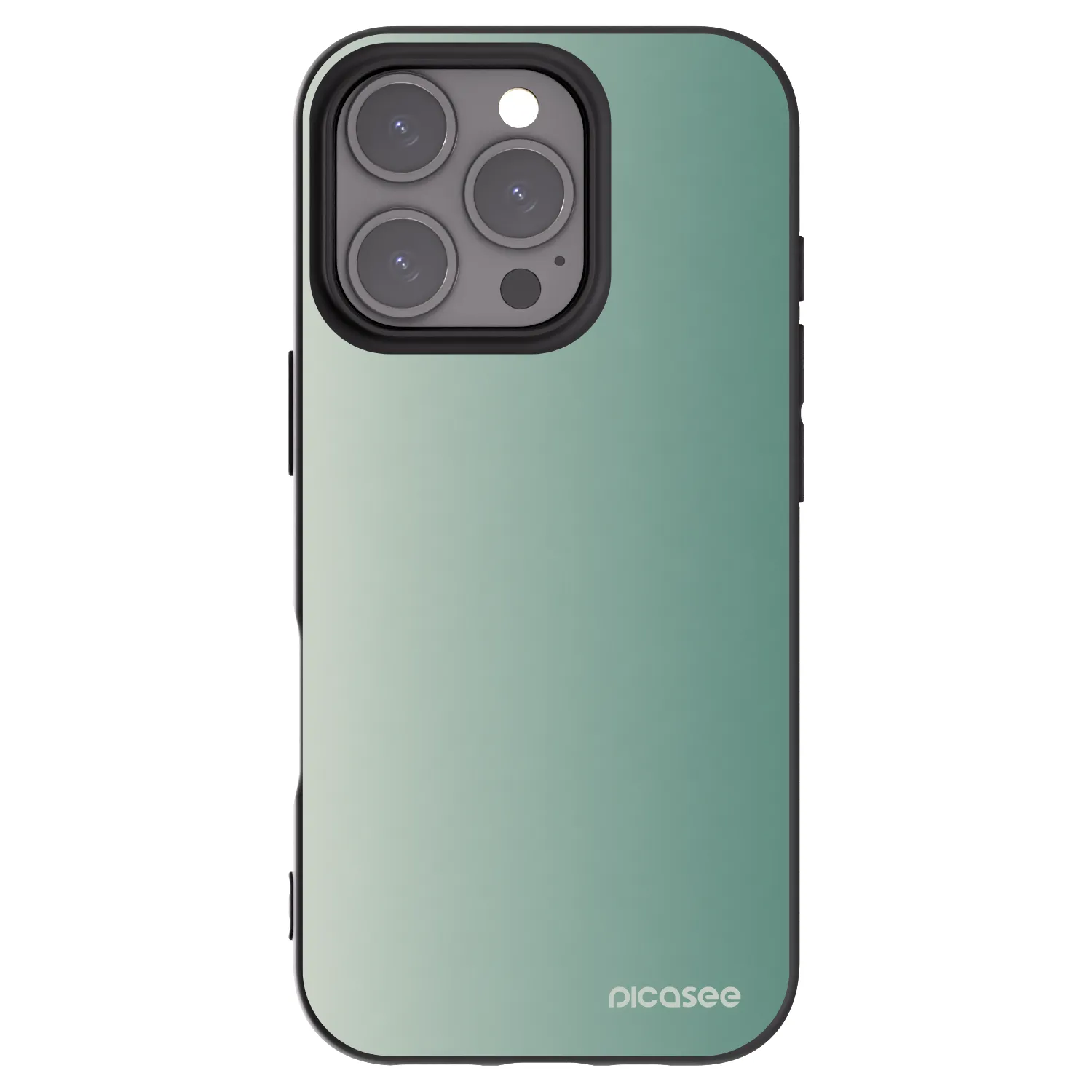 Picasee crna silikonska maskica za Apple iPhone 16 Pro - Misty Sage