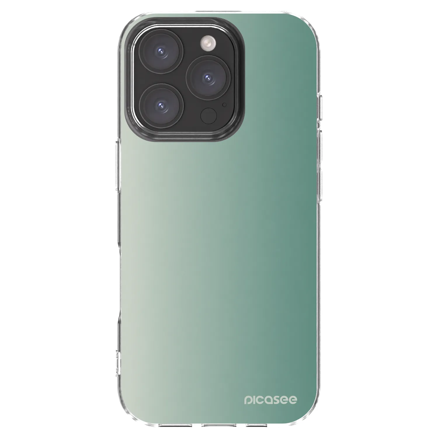 Picasee silikonska prozirna maskica za Apple iPhone 16 Pro - Misty Sage