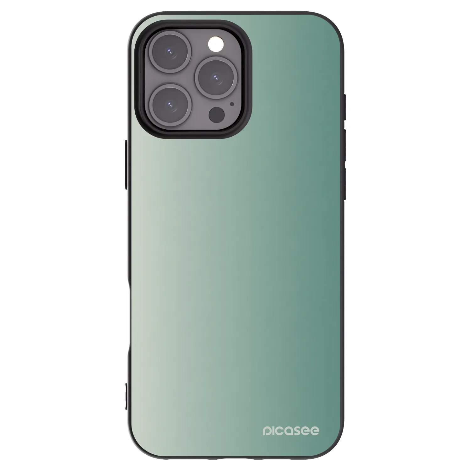 Picasee crna silikonska maskica za Apple iPhone 16 Pro Max - Misty Sage