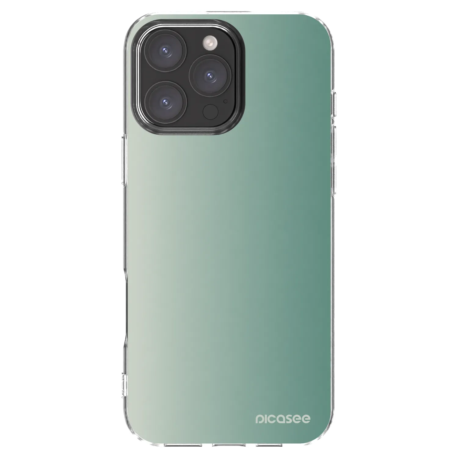 Picasee silikonska prozirna maskica za Apple iPhone 16 Pro Max - Misty Sage