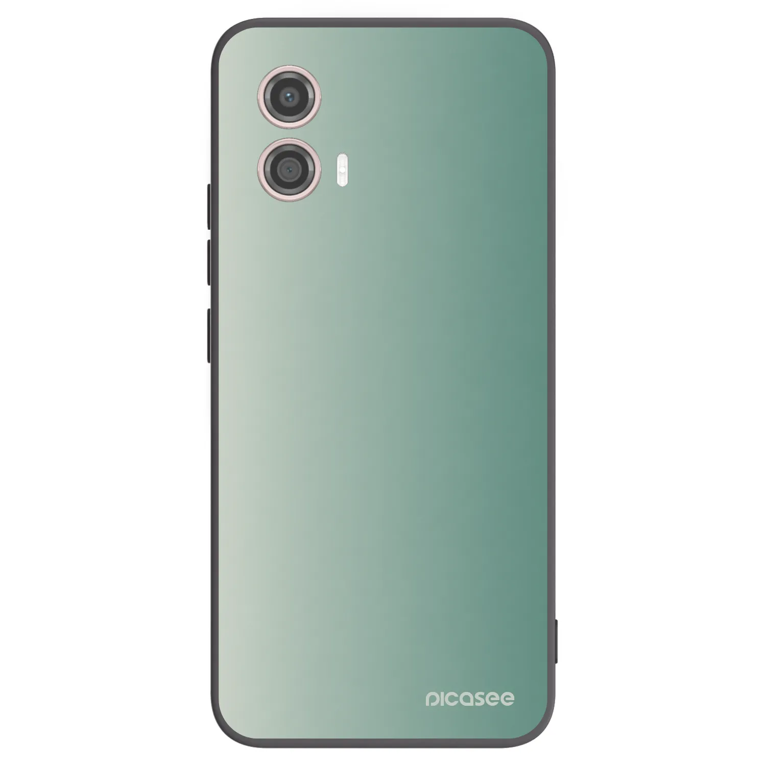 Picasee crna silikonska maskica za Motorola Moto G53 5G - Misty Sage