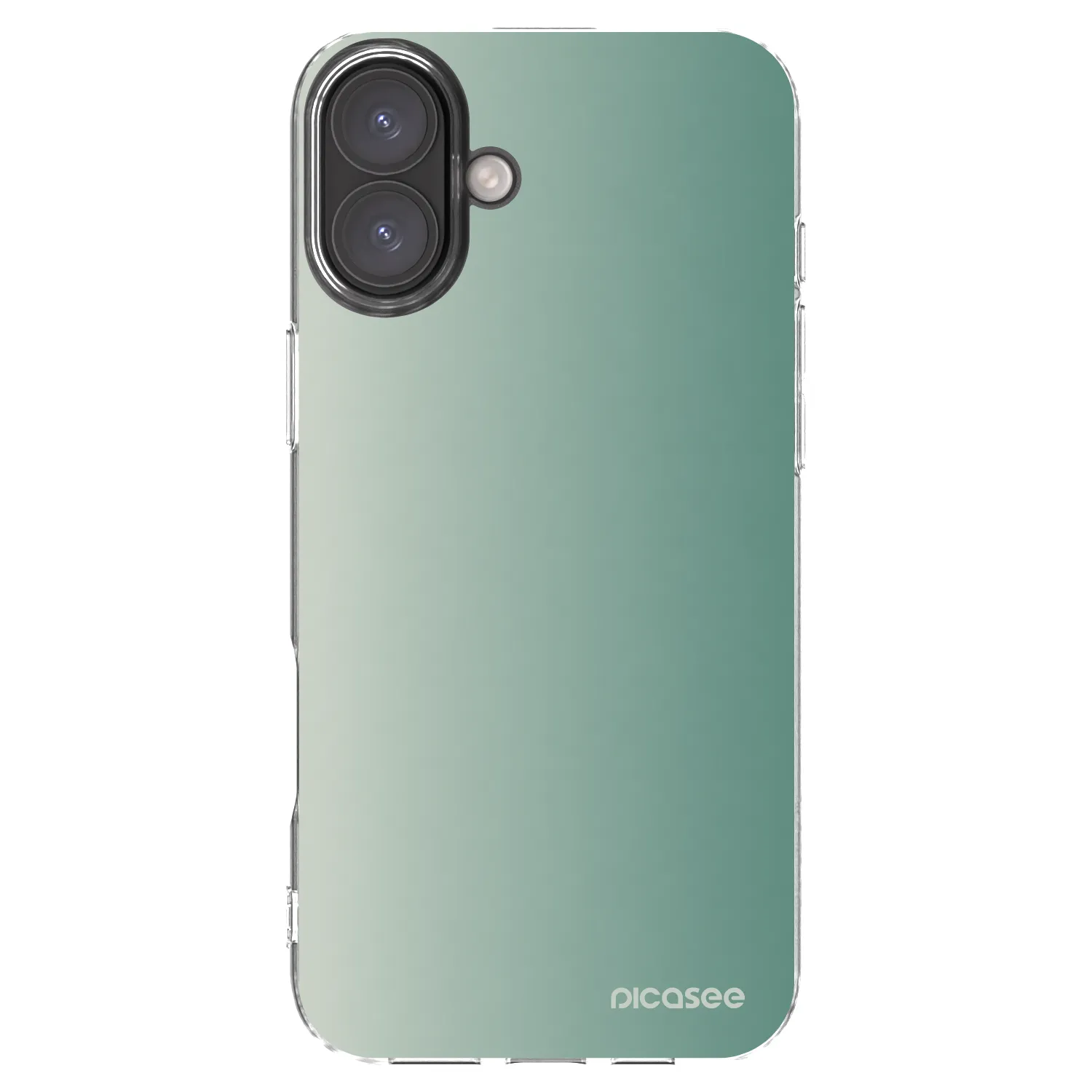 Picasee silikonska prozirna maskica za Apple iPhone 16 Plus - Misty Sage
