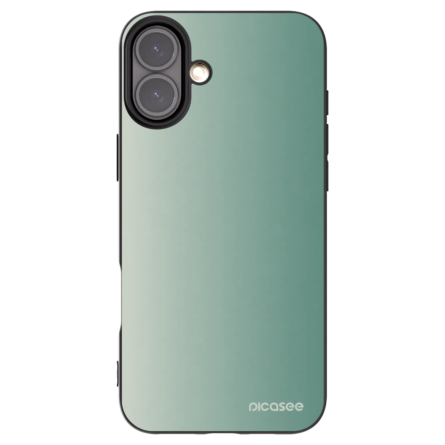 Picasee crna silikonska maskica za Apple iPhone 16 Plus - Misty Sage