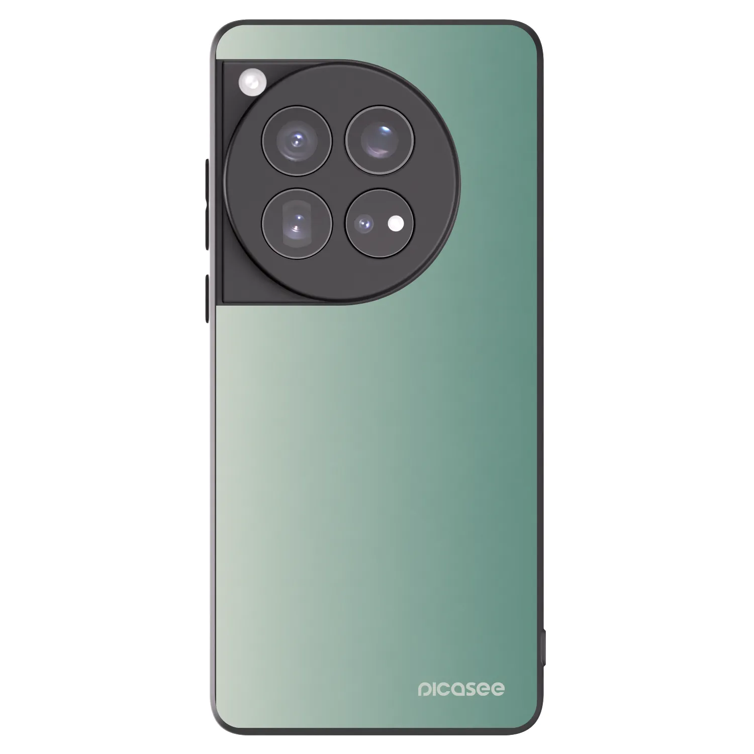 Picasee crna silikonska maskica za OnePlus 12 5G - Misty Sage