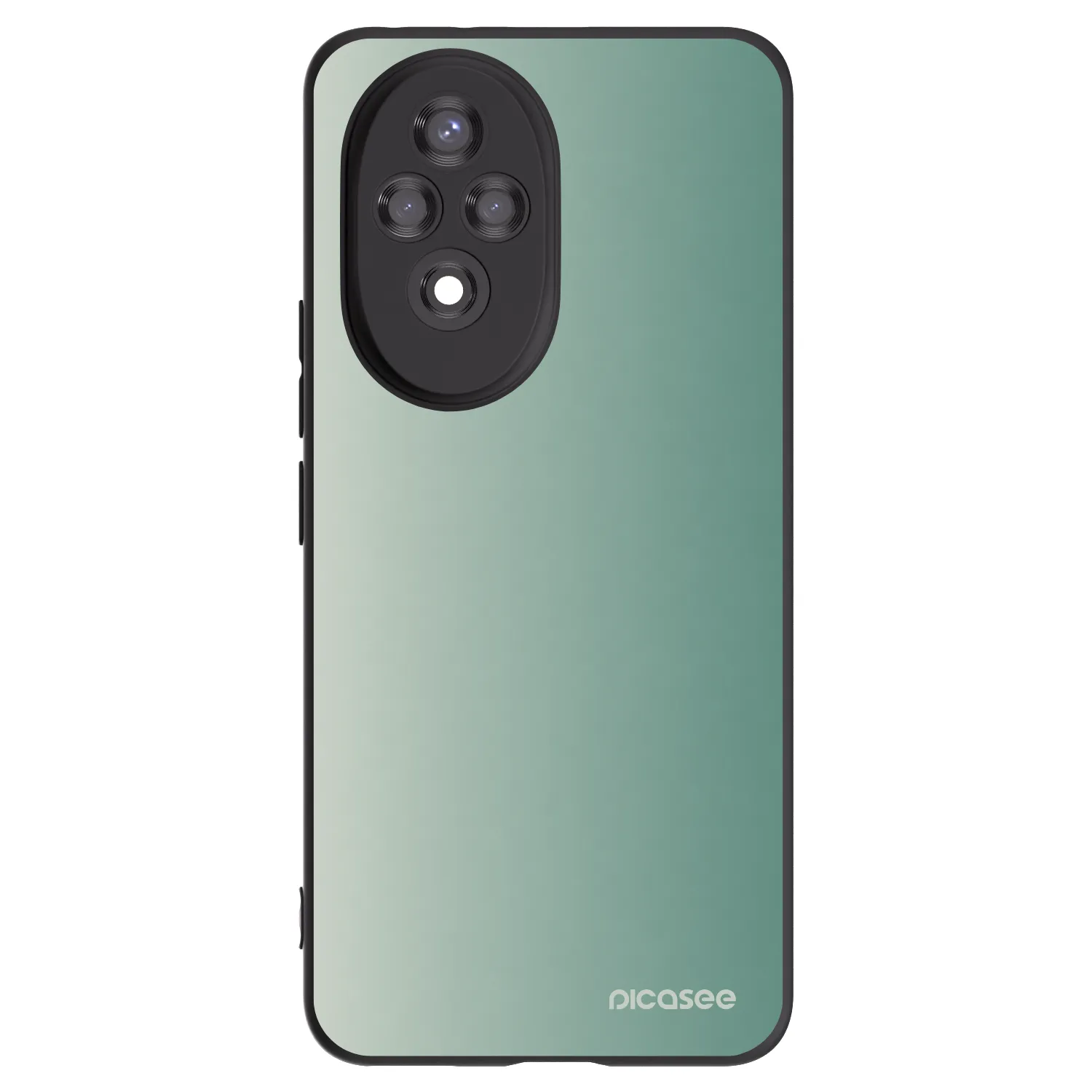 Picasee crna silikonska maskica za Honor 200 Pro 5G - Misty Sage