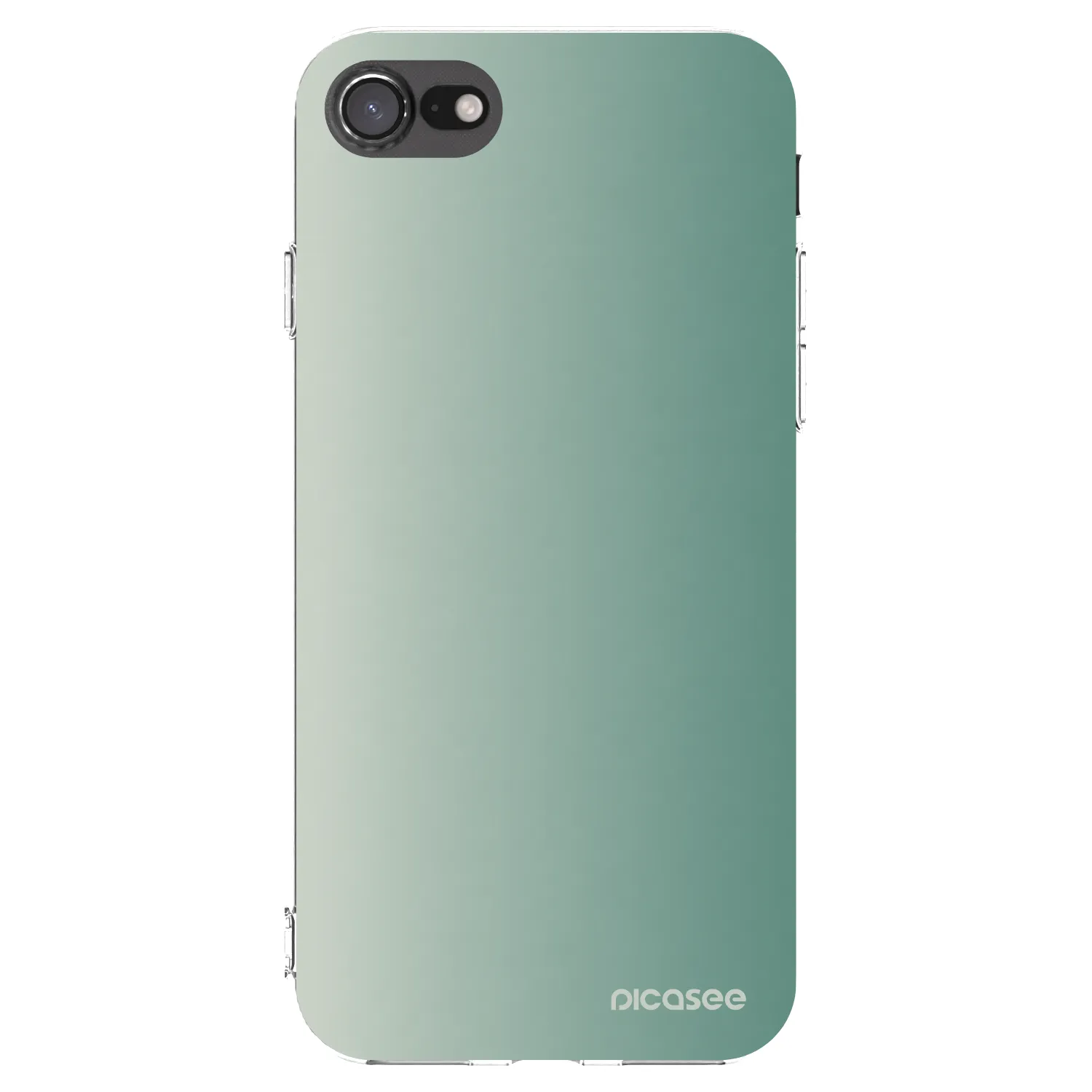 Picasee silikonska prozirna maskica za Apple iPhone 7 - Misty Sage