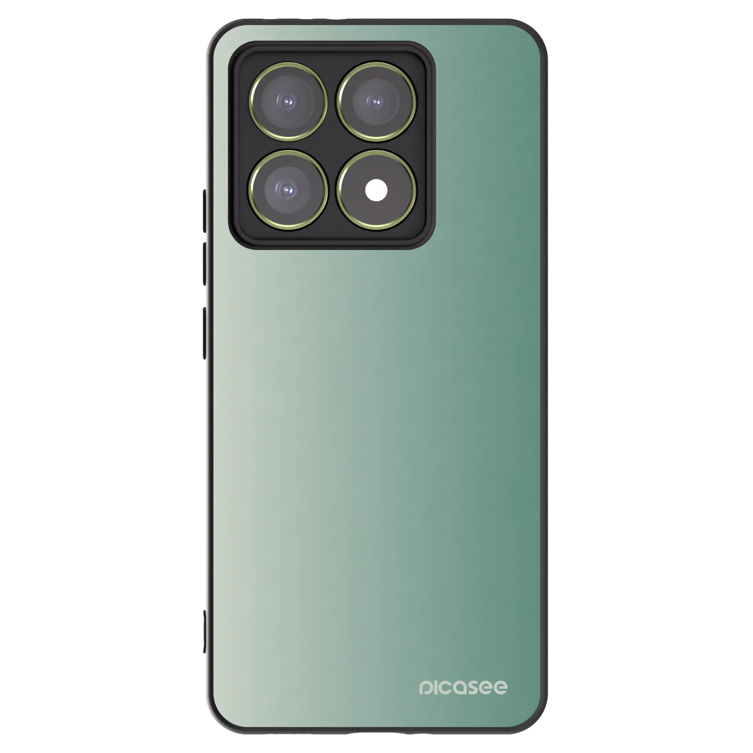 Picasee crna silikonska maskica za Xiaomi 14T - Misty Sage