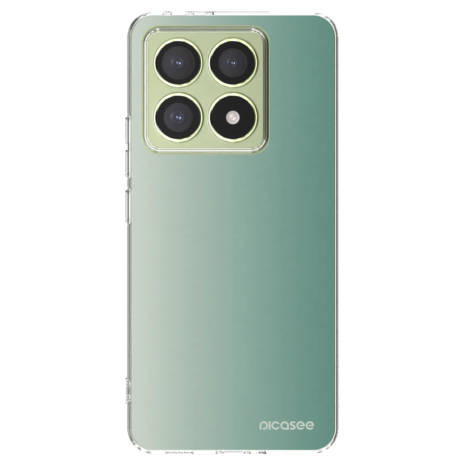 Picasee silikonska prozirna maskica za Xiaomi 14T - Misty Sage