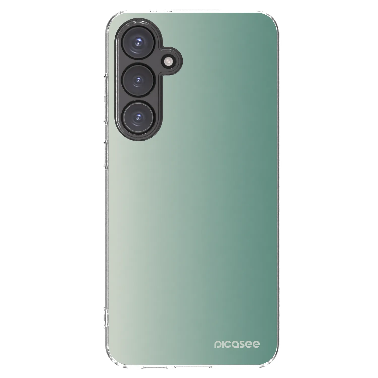 Picasee silikonska prozirna maskica za Samsung Galaxy S24 FE S721B - Misty Sage