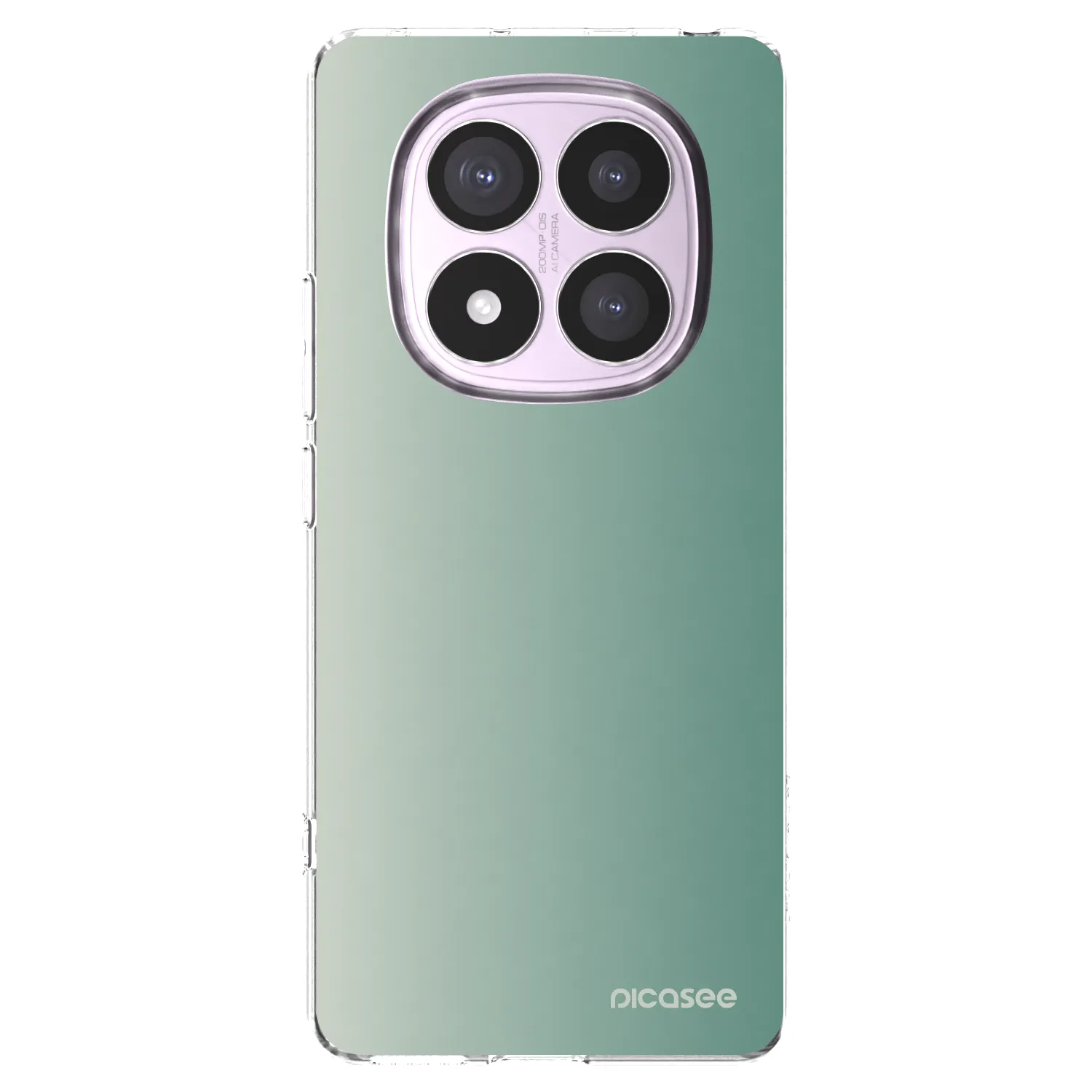 Picasee silikonska prozirna maskica za Xiaomi Redmi Note 14 Pro 5G - Misty Sage