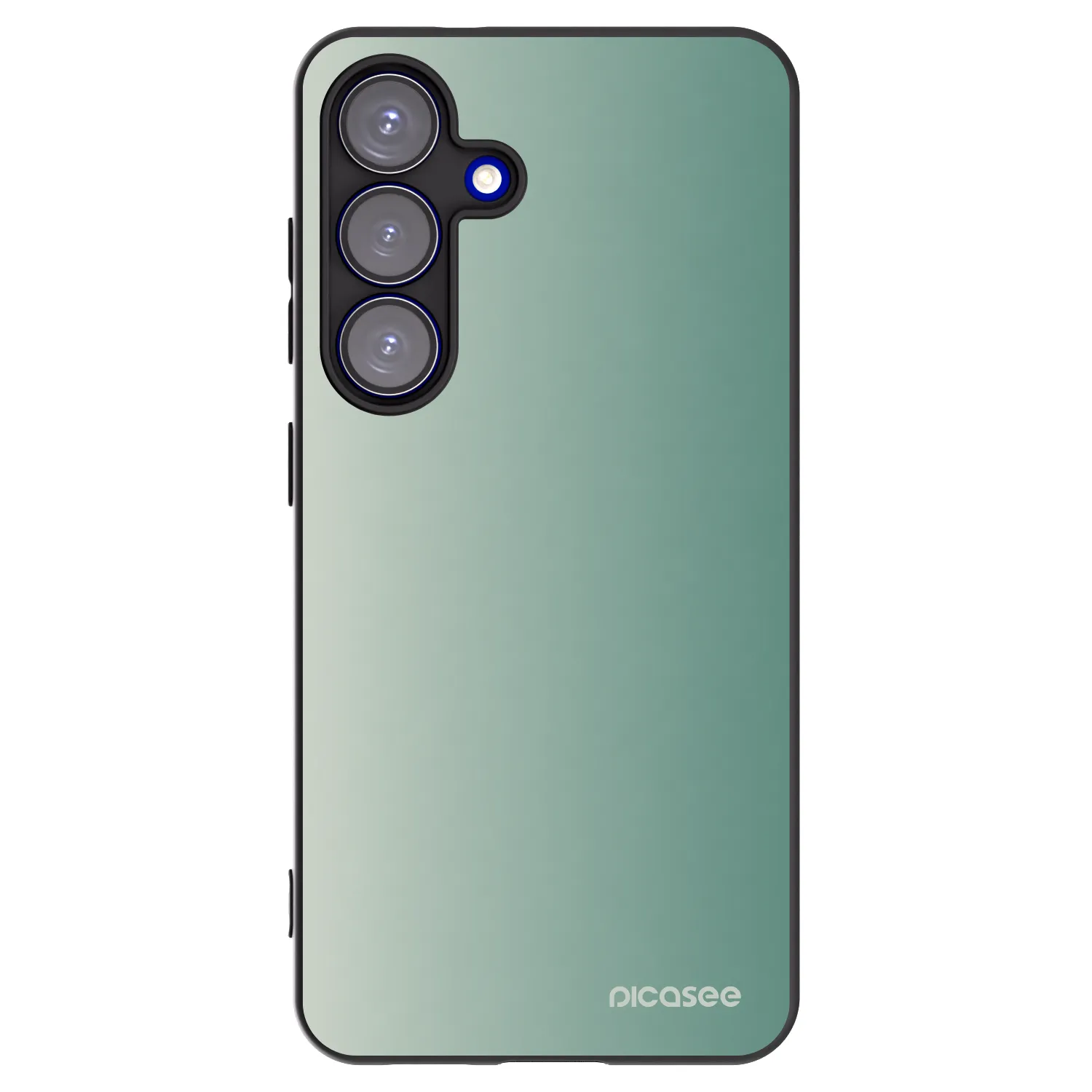 Picasee crna silikonska maskica za Samsung Galaxy S25 5G - Misty Sage