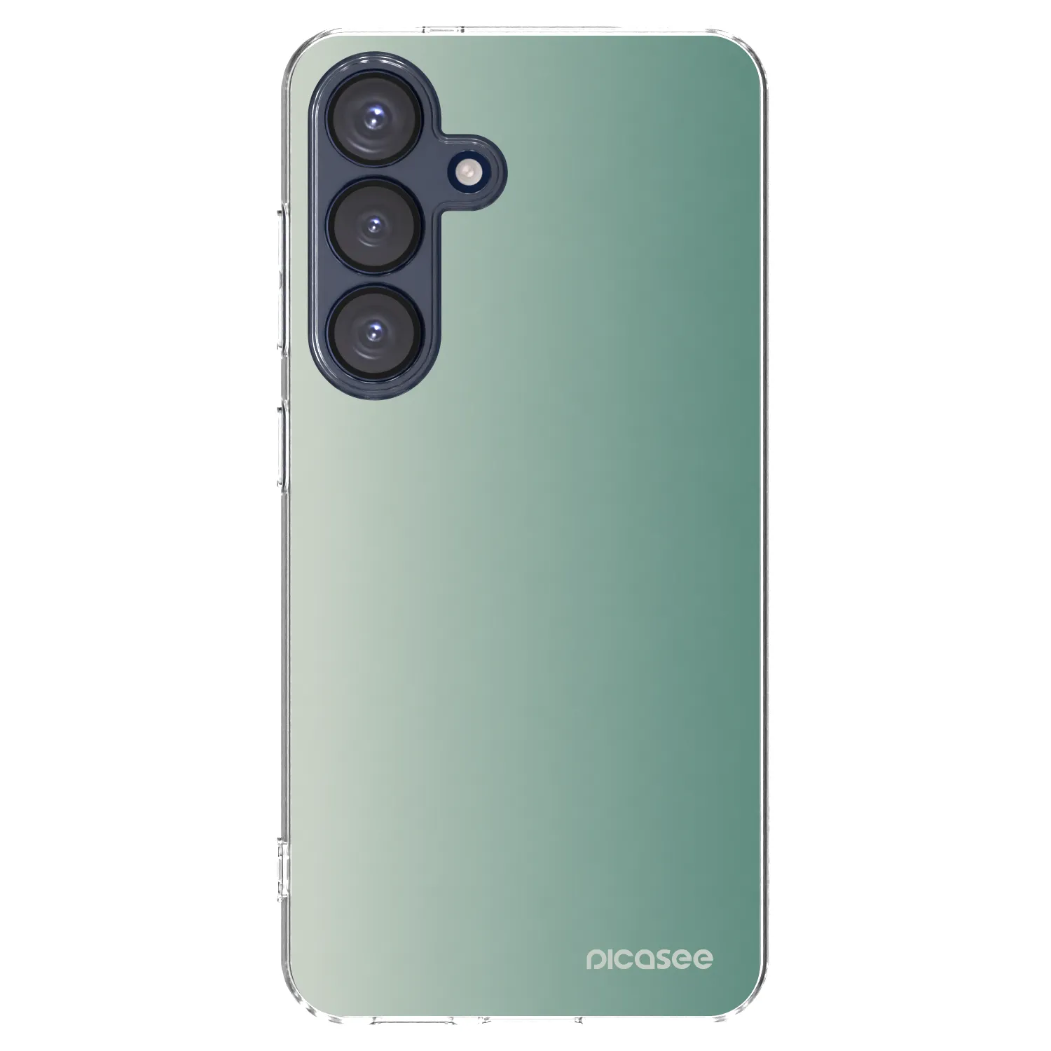 Picasee silikonska prozirna maskica za Samsung Galaxy S25 5G - Misty Sage
