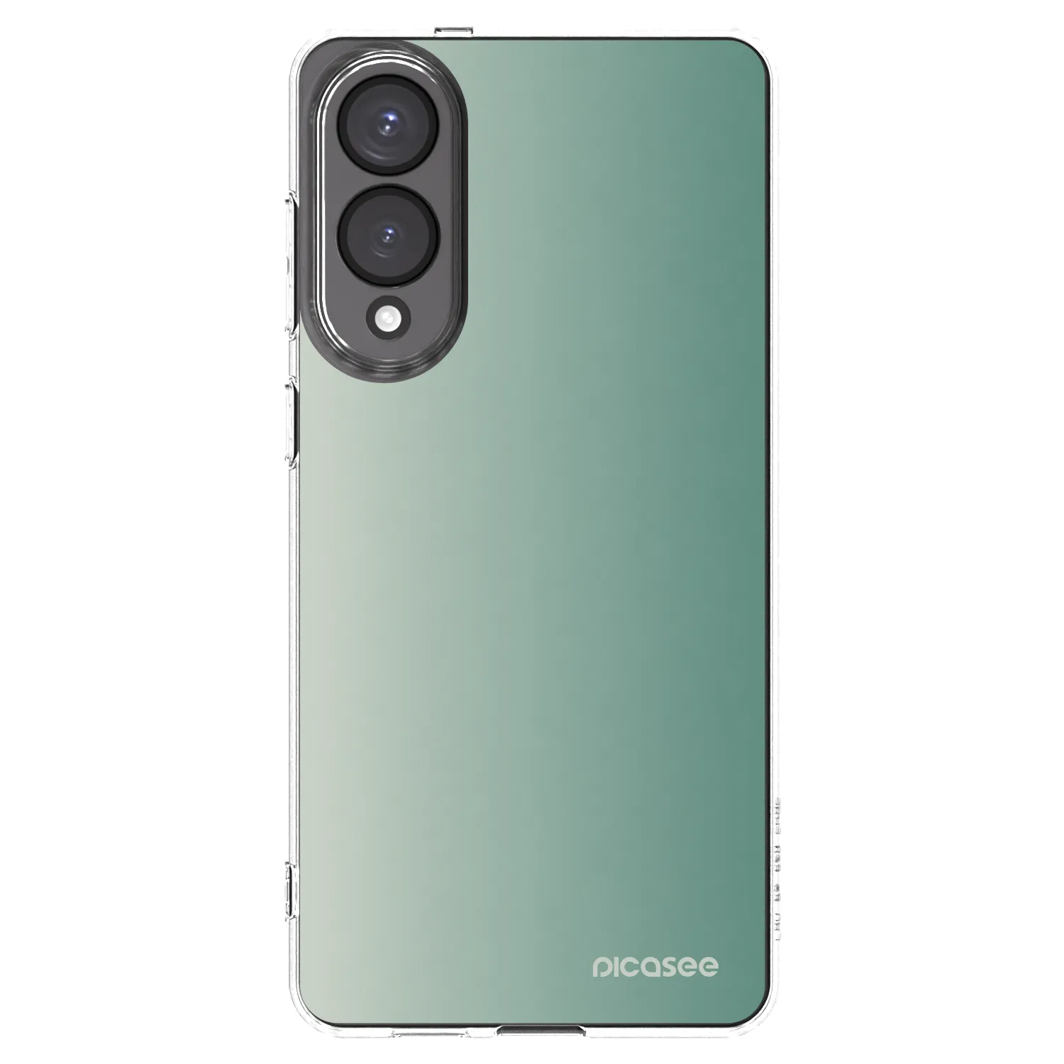 Picasee silikonska prozirna maskica za Samsung Galaxy S25 Edge 5G - Misty Sage