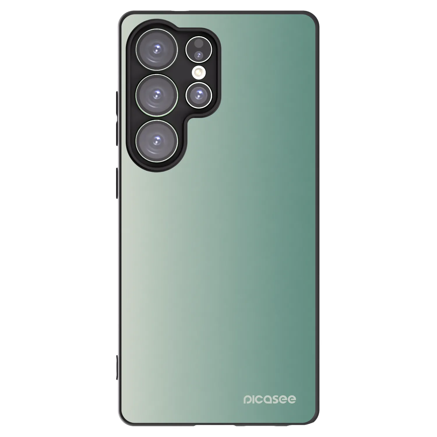 Picasee crna silikonska maskica za Samsung Galaxy S25 Ultra 5G - Misty Sage